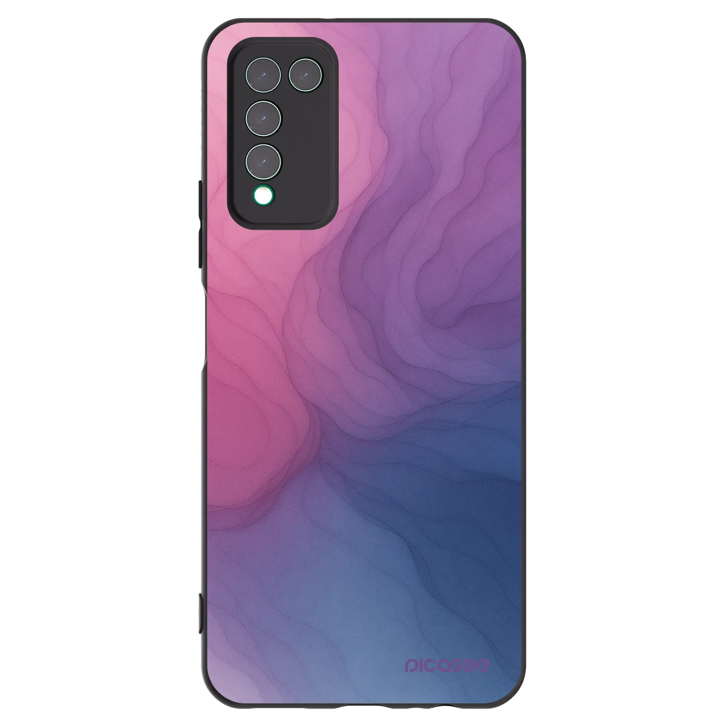 Picasee Honor 10X Lite Hülle - Schwarzes Silikon - Silk