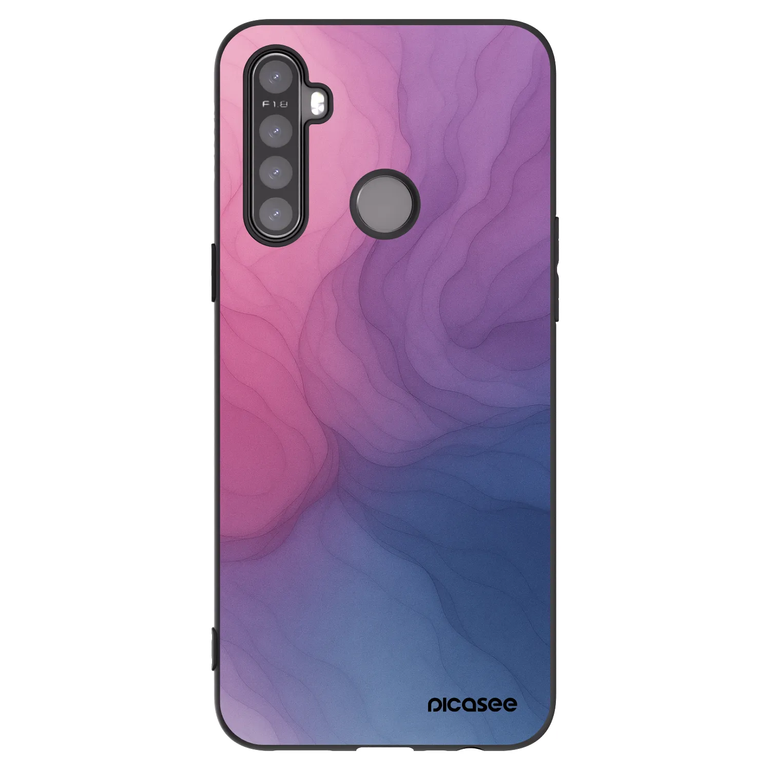 Picasee Realme 6i Hülle - Schwarzes Silikon - Silk