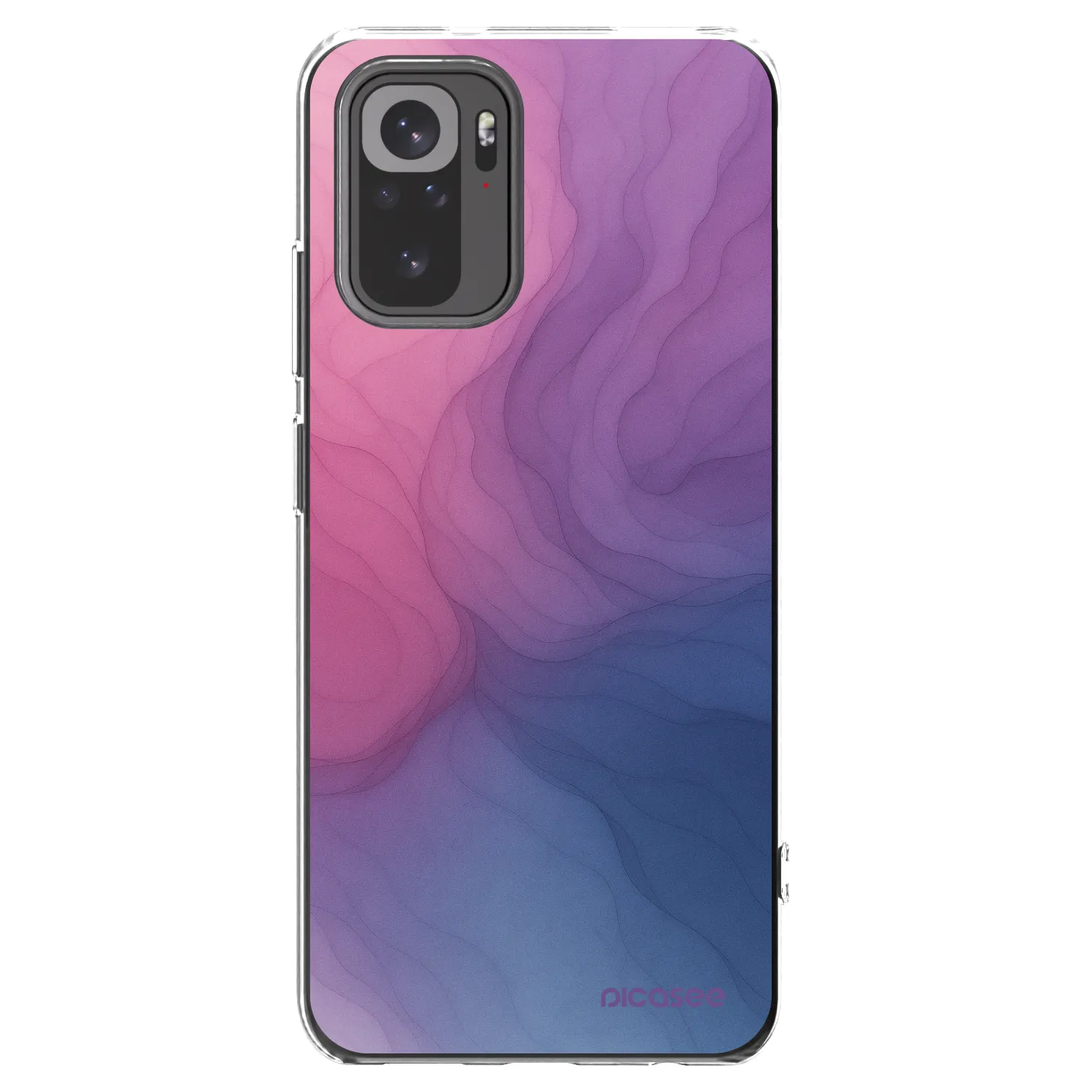 Picasee Xiaomi Redmi Note 10 Hülle - Transparentes Silikon - Silk