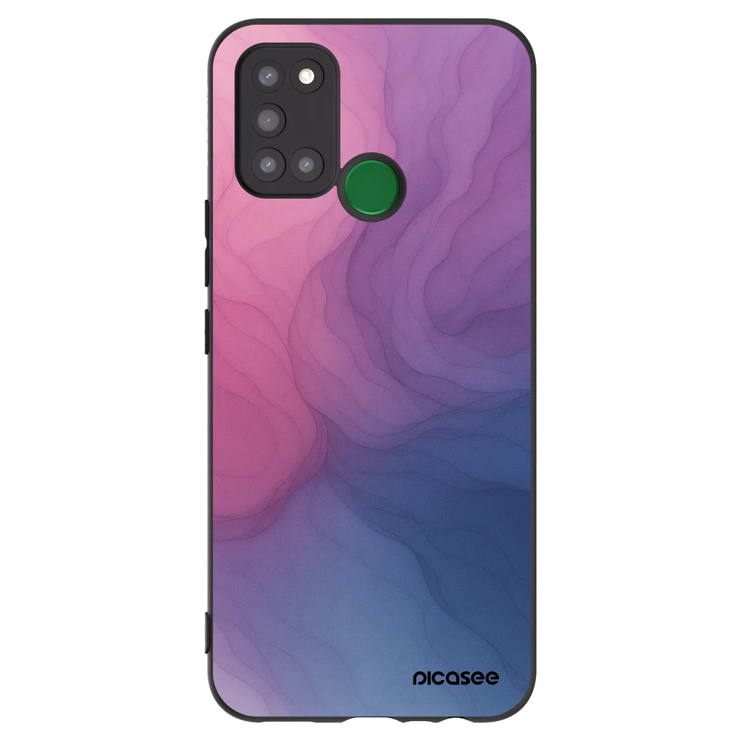 Picasee Realme 7i Hülle - Schwarzes Silikon - Silk