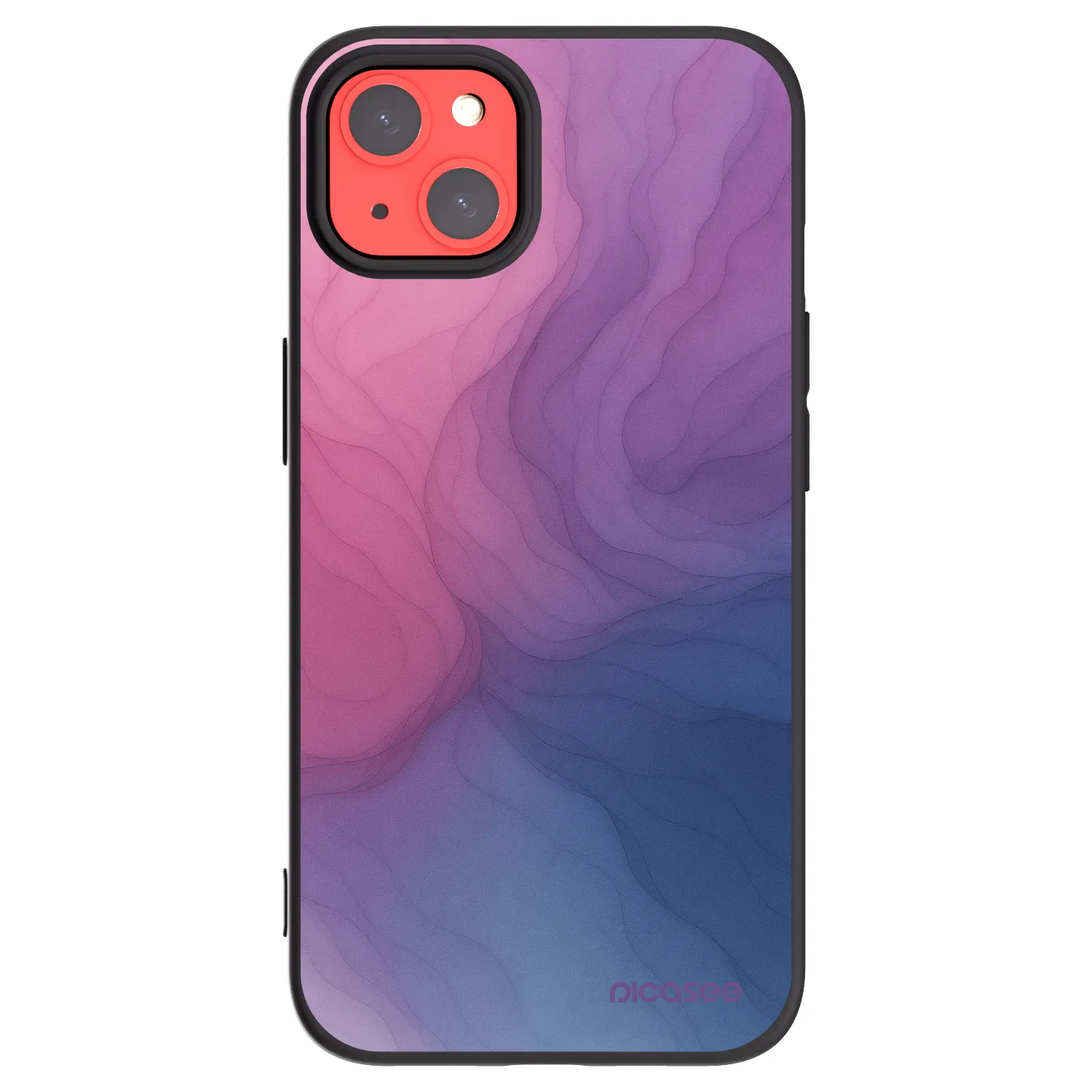 Picasee Apple iPhone 13 Hülle - Schwarzes Silikon - Silk