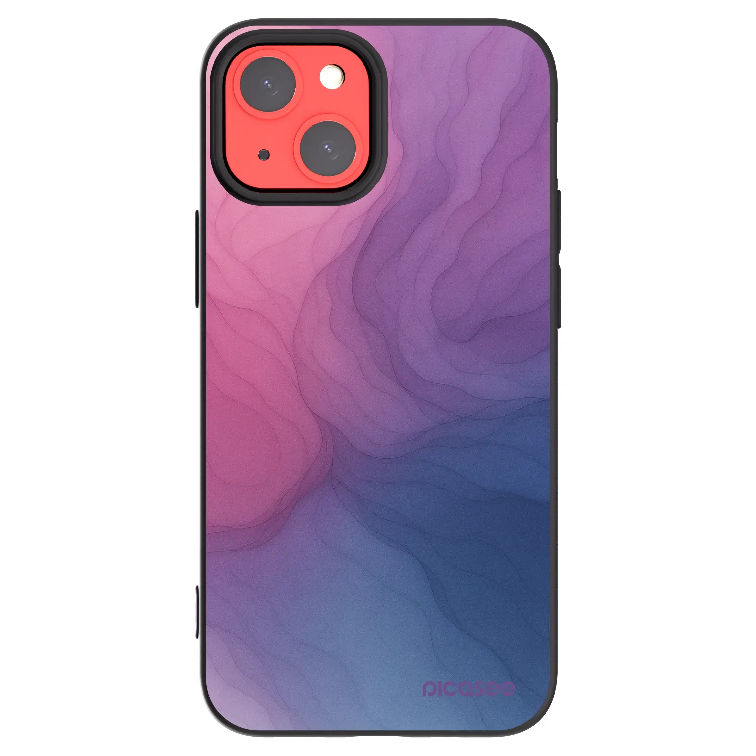 Picasee Apple iPhone 13 mini Hülle - Schwarzes Silikon - Silk