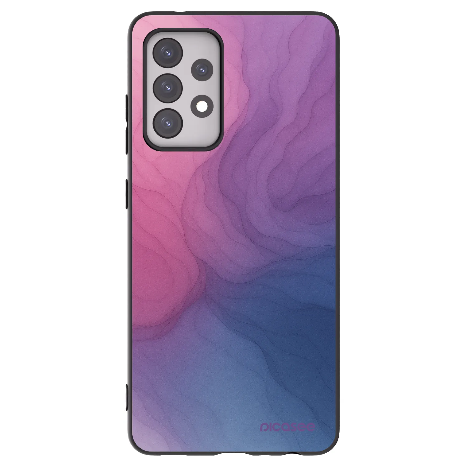 Picasee Samsung Galaxy A52s 5G A528B Hülle - Schwarzes Silikon - Silk
