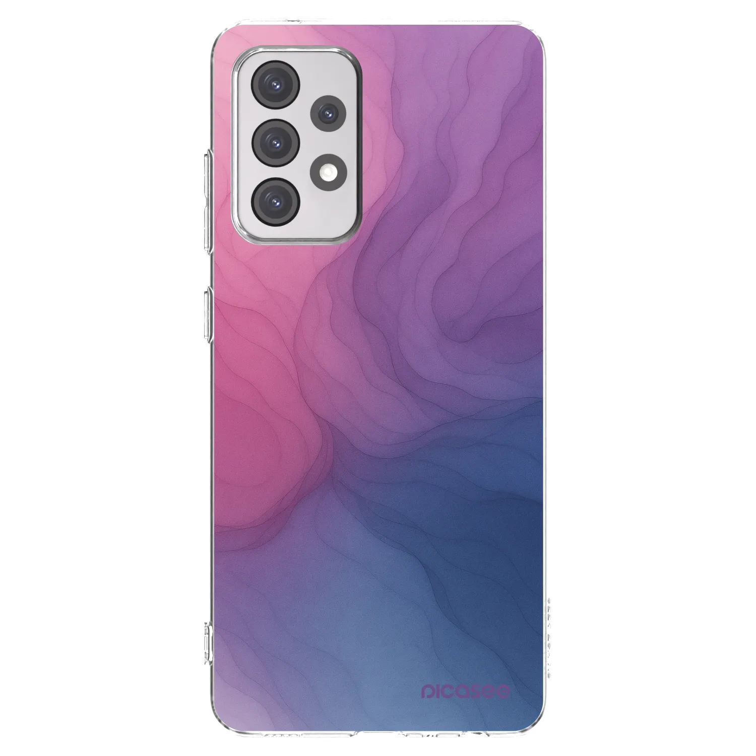 Picasee Samsung Galaxy A52s 5G A528B Hülle - Transparentes Silikon - Silk