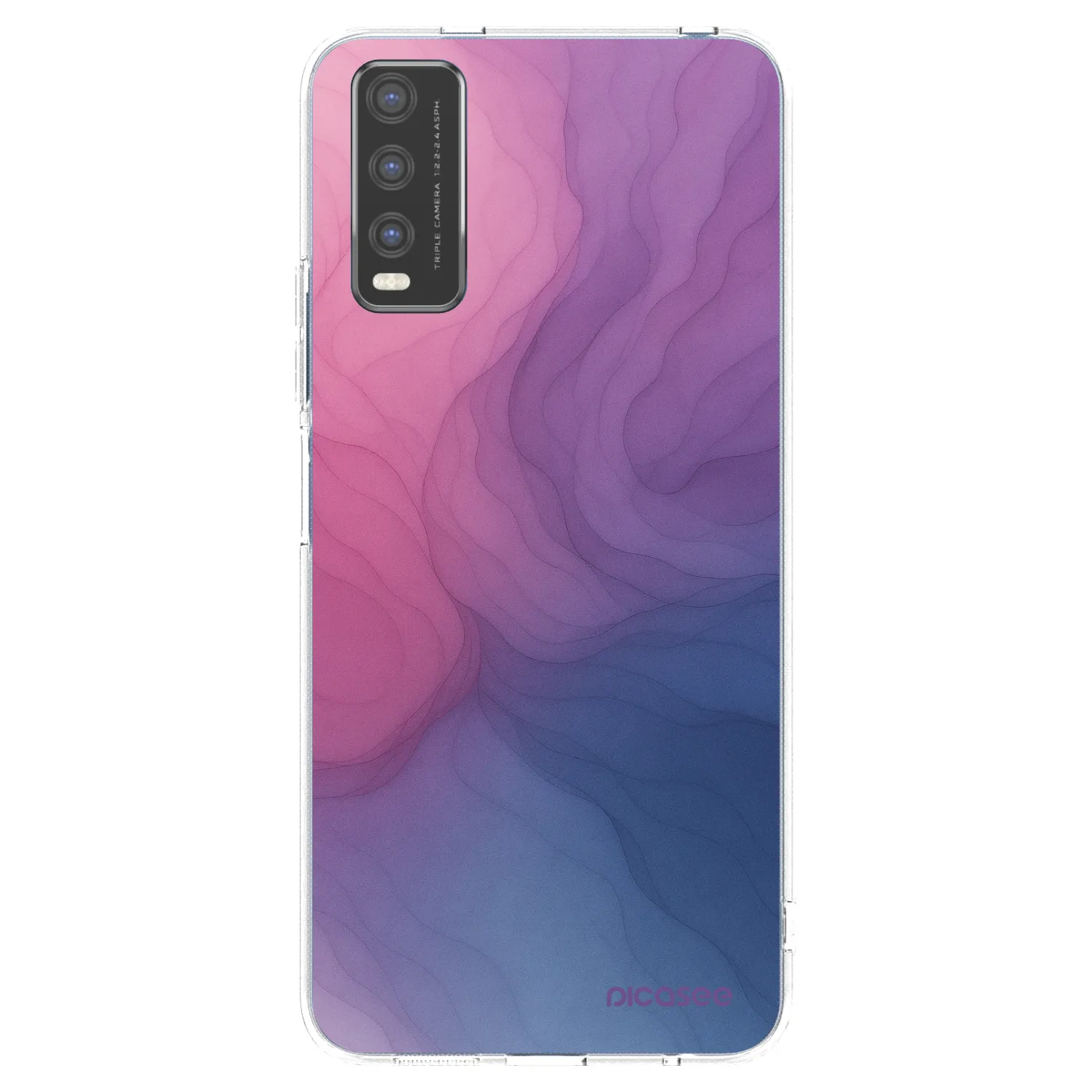 Picasee Vivo Y20s Hülle - Transparentes Silikon - Silk