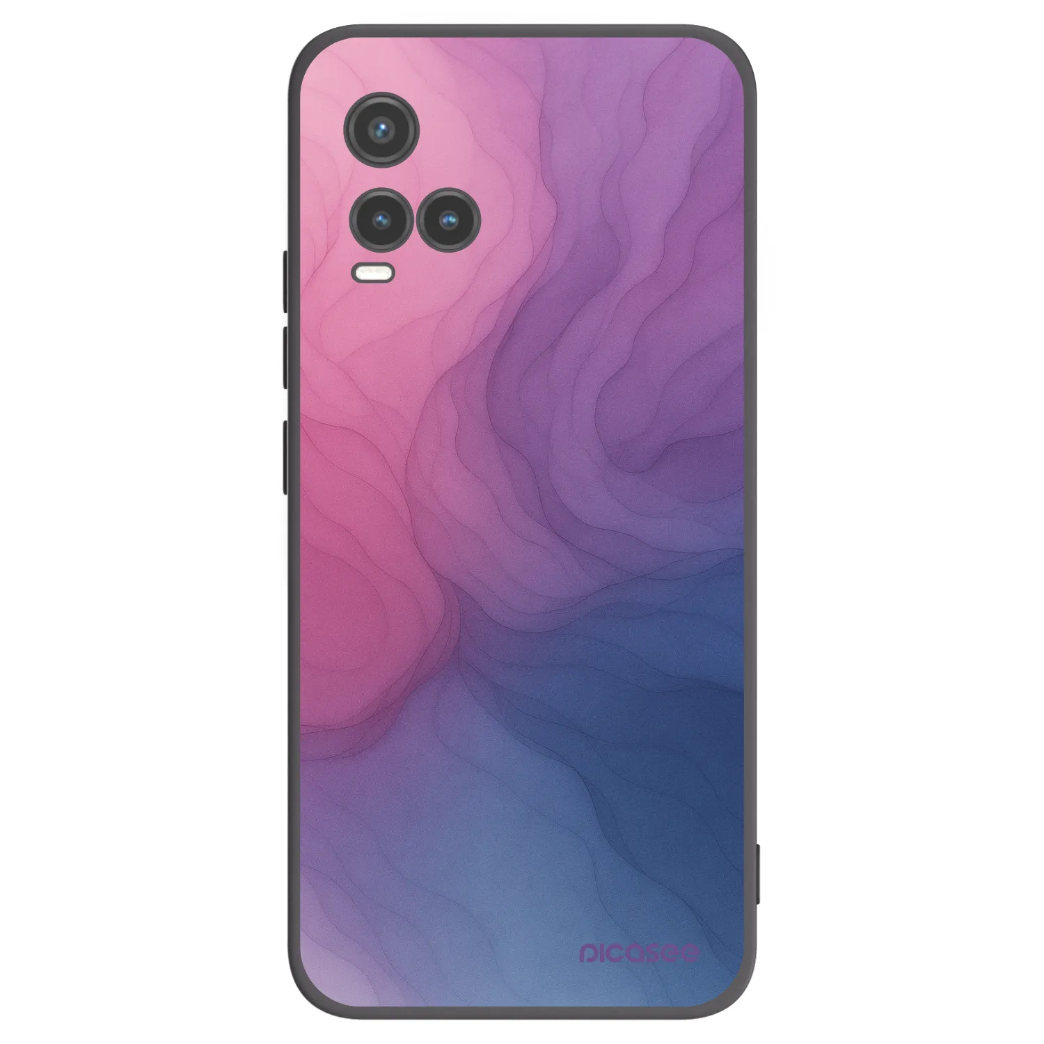 Picasee Vivo Y33s Hülle - Schwarzes Silikon - Silk