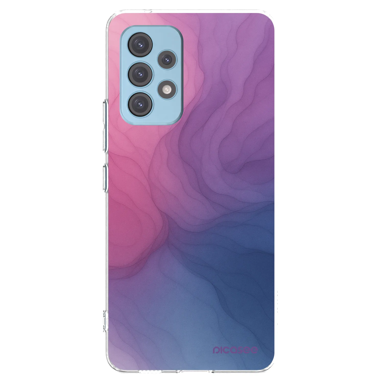 Picasee Samsung Galaxy A53 5G A536 Hülle - Transparentes Silikon - Silk