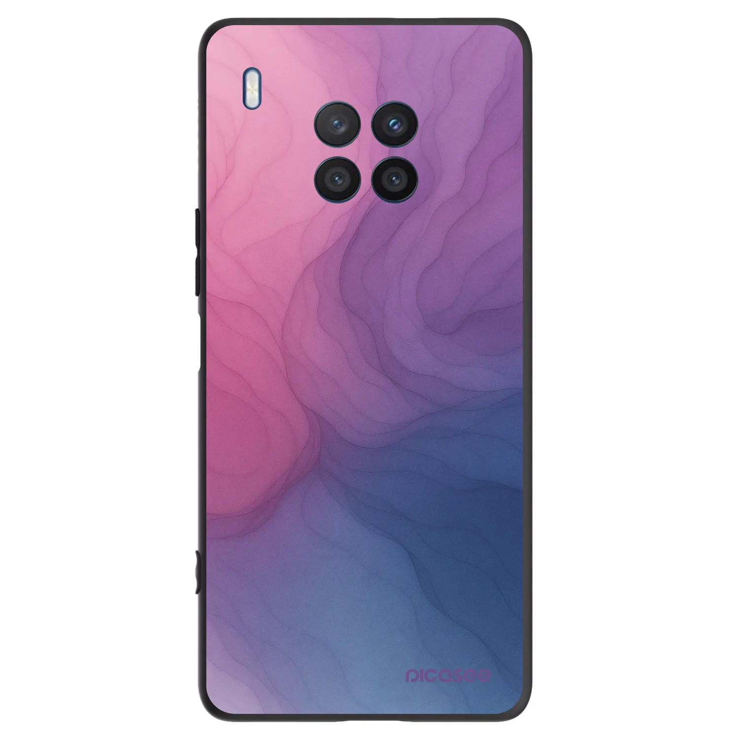 Picasee Honor 50 Lite Hülle - Schwarzes Silikon - Silk