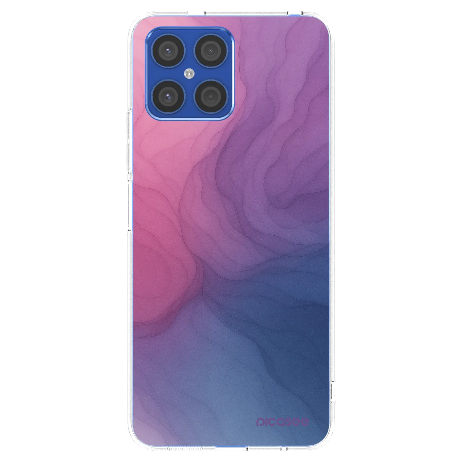 Picasee Honor X8 4G Hülle - Transparentes Silikon - Silk