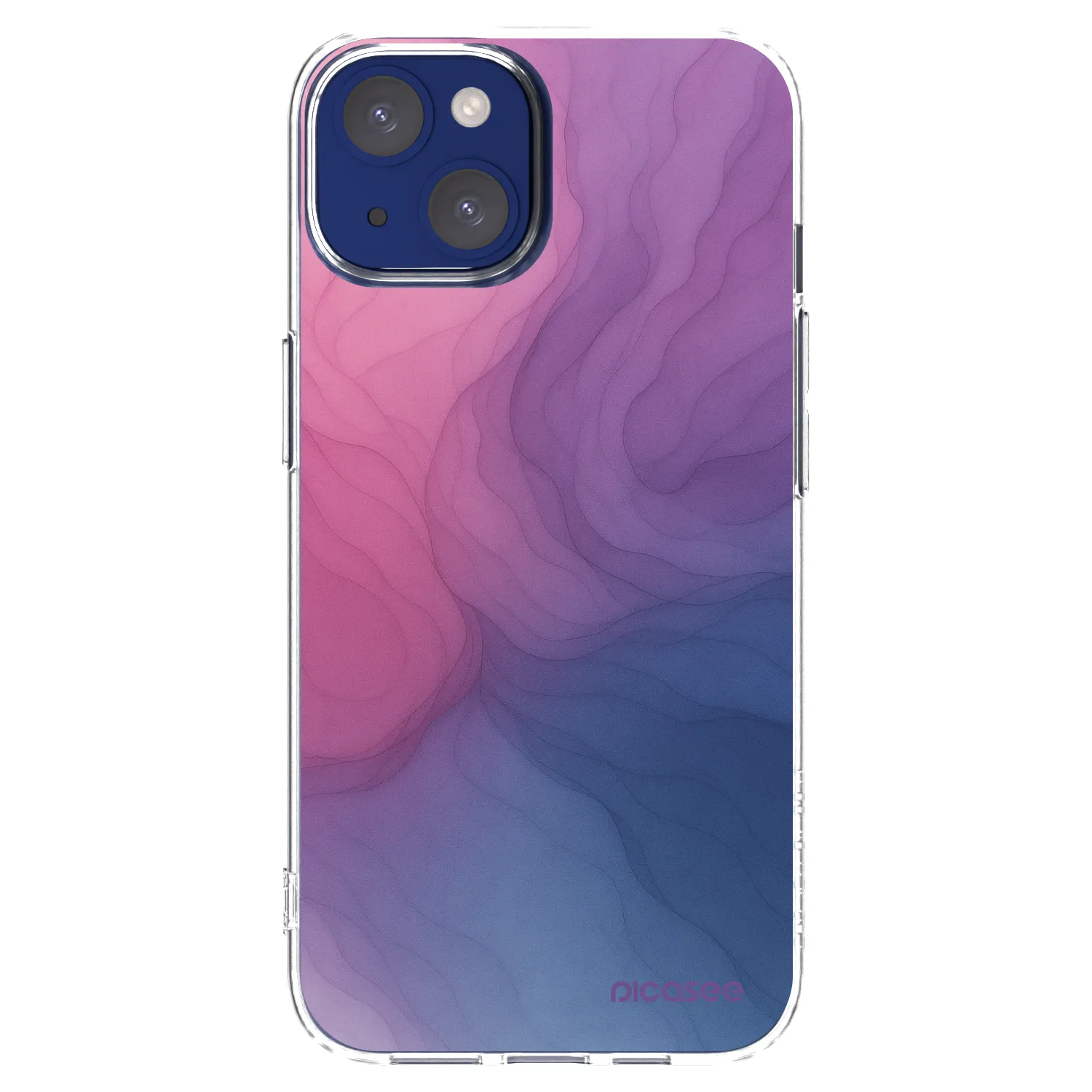 Picasee Apple iPhone 14 Hülle - Transparentes Silikon - Silk