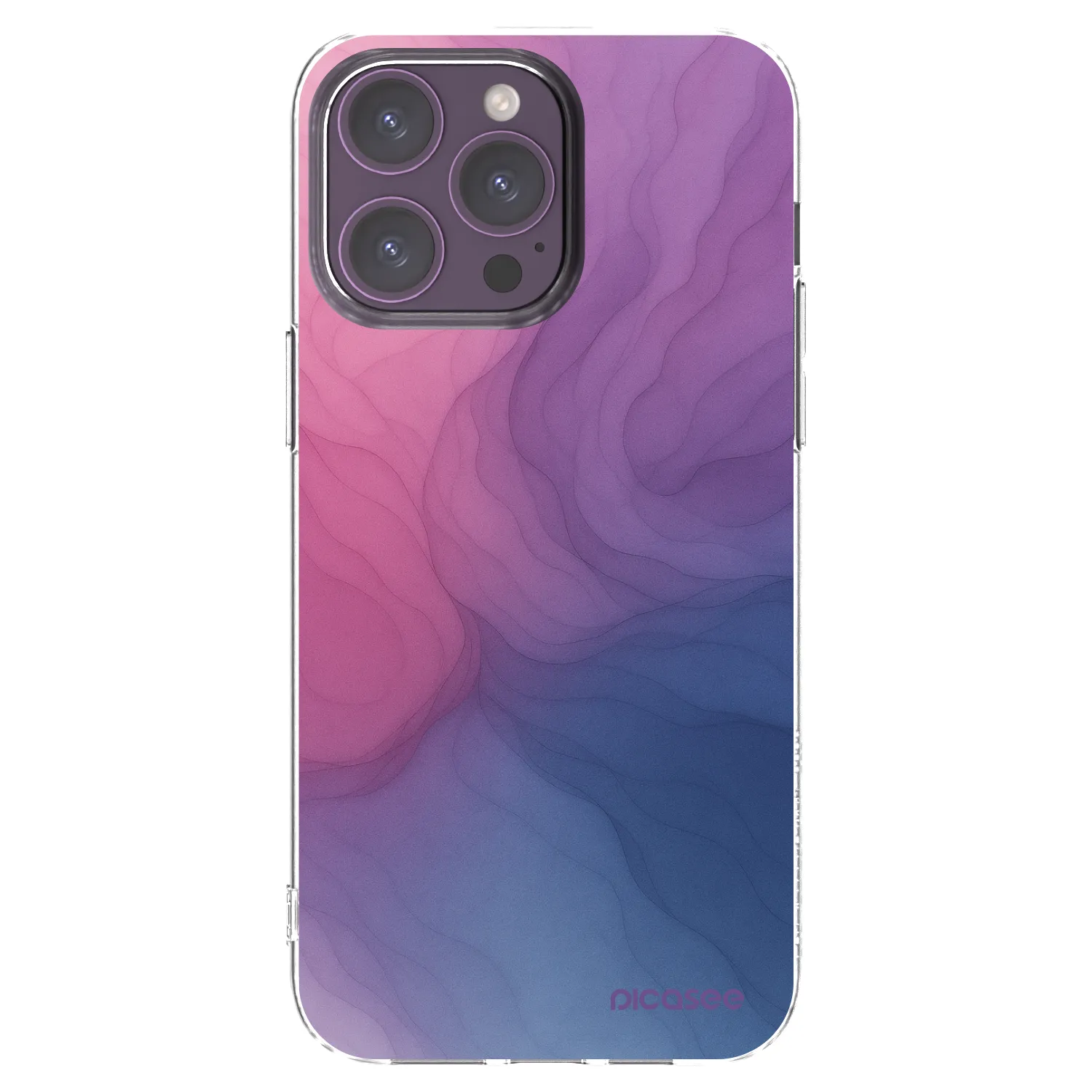 Picasee Apple iPhone 14 Pro Max Hülle - Transparentes Silikon - Silk