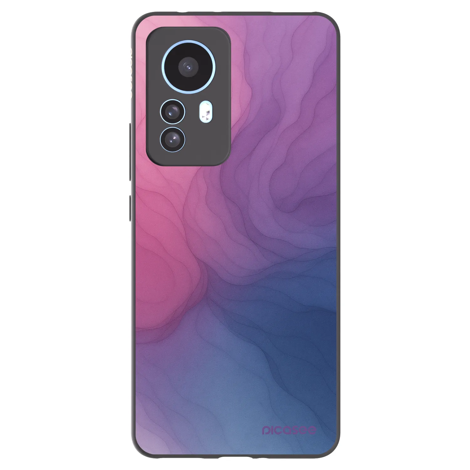 Picasee Xiaomi 12T Pro Hülle - Schwarzes Silikon - Silk