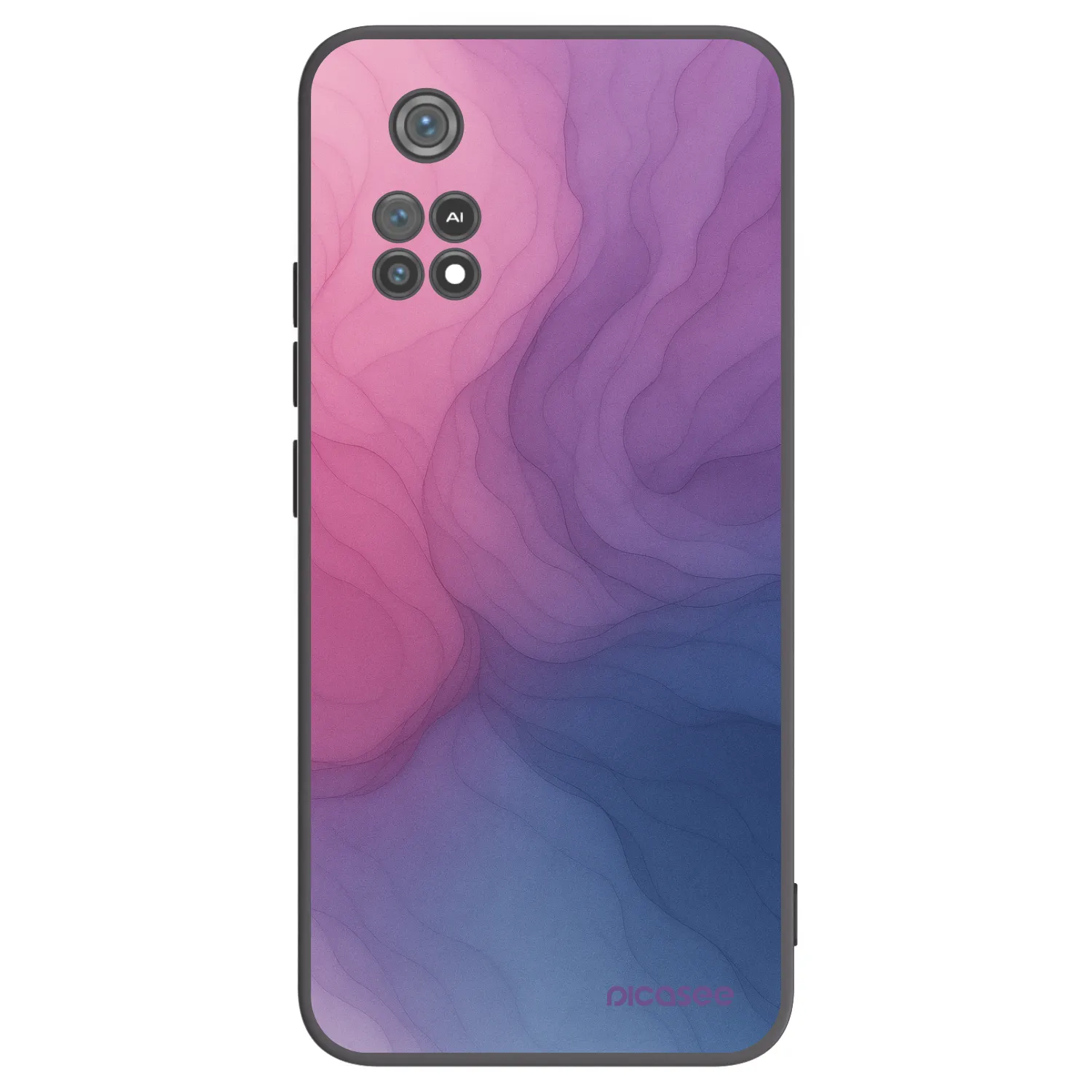 Picasee Xiaomi Poco M4 Pro Hülle - Schwarzes Silikon - Silk