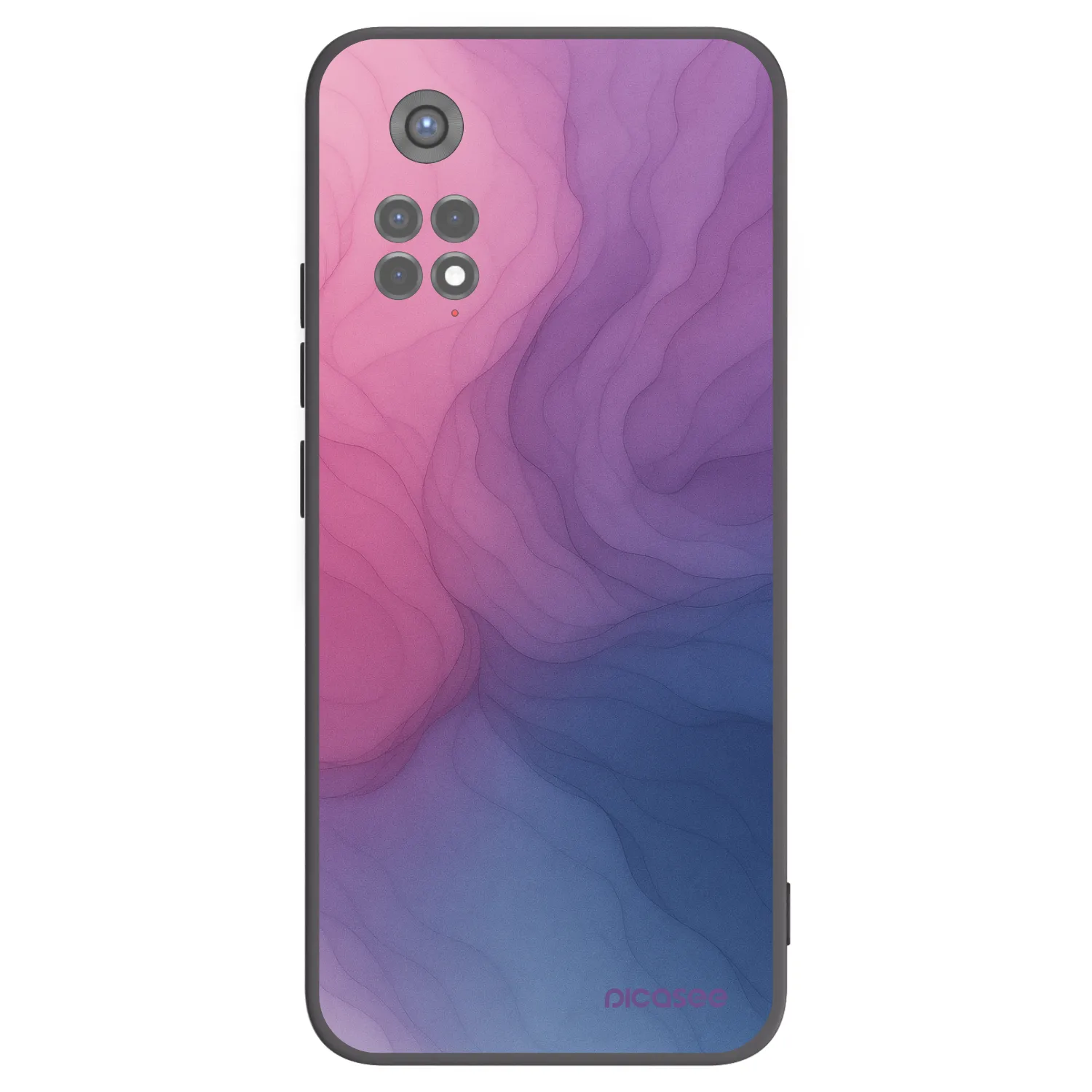 Picasee Xiaomi Redmi Note 11S 5G Hülle - Schwarzes Silikon - Silk