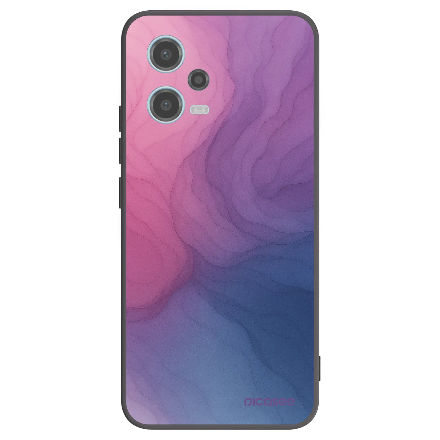 Picasee Xiaomi Redmi Note 12 5G Hülle - Schwarzes Silikon - Silk