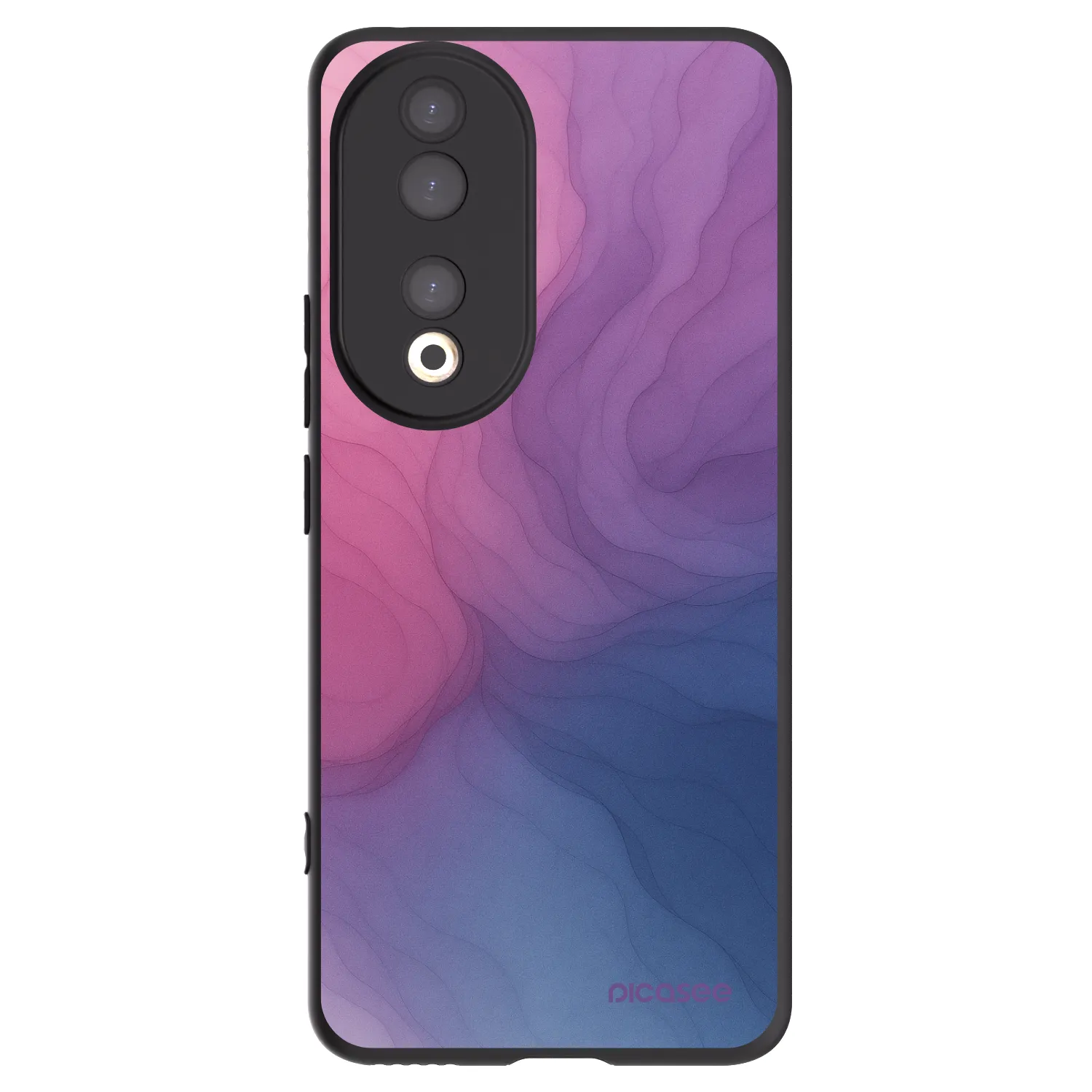 Picasee Honor 90 5G Hülle - Schwarzes Silikon - Silk