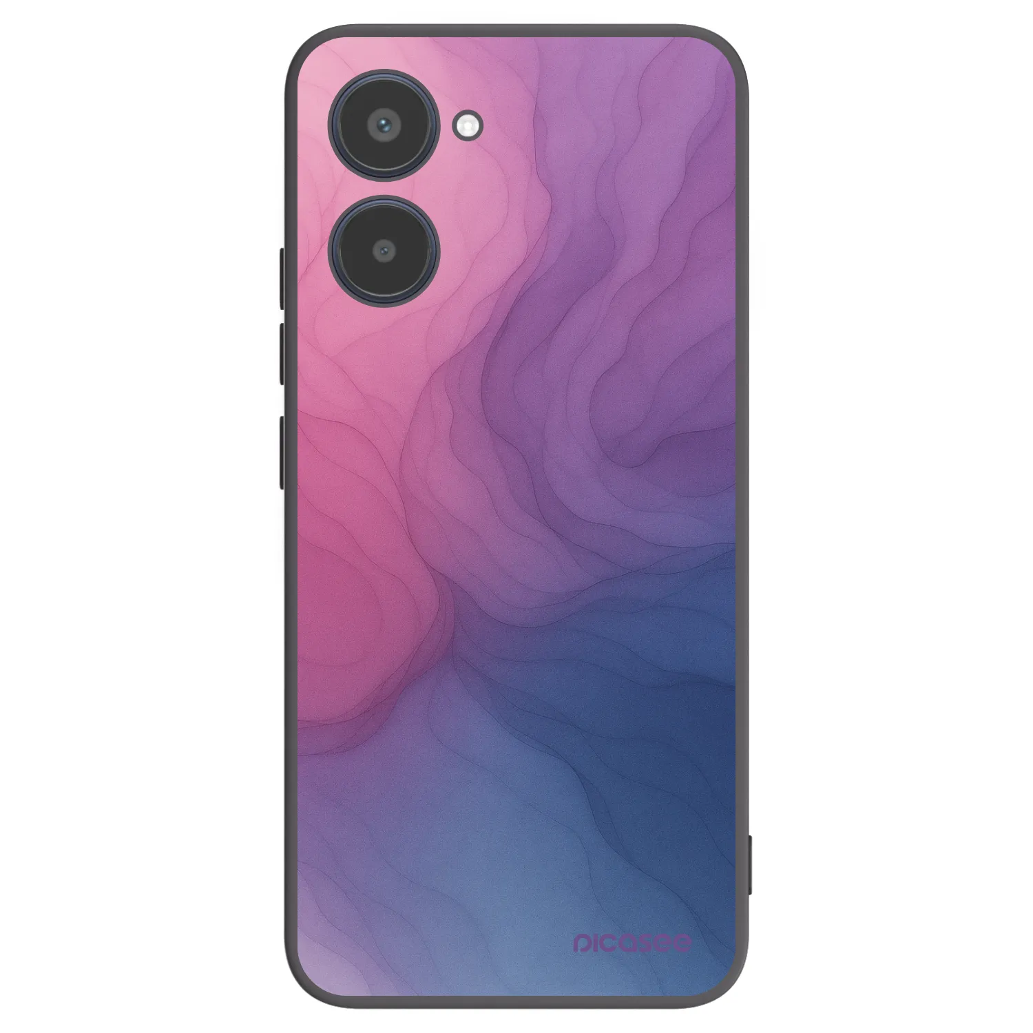 Picasee Realme 10 4G Hülle - Schwarzes Silikon - Silk