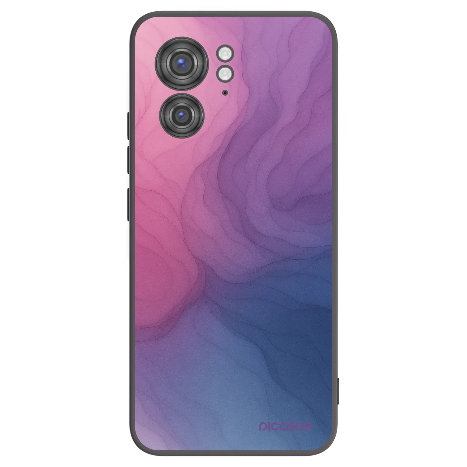 Picasee Motorola Edge 40 Hülle - Schwarzes Silikon - Silk