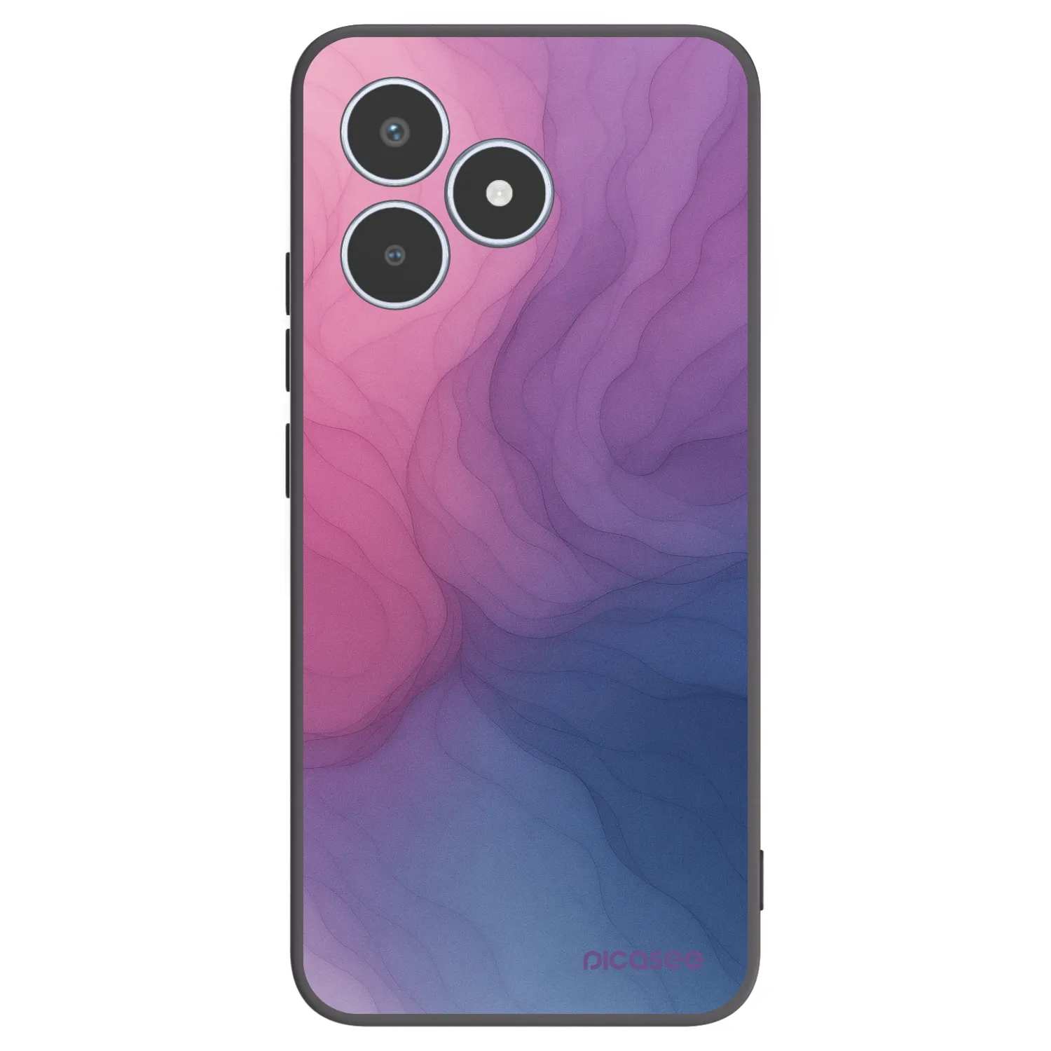 Picasee Realme C53 Hülle - Schwarzes Silikon - Silk