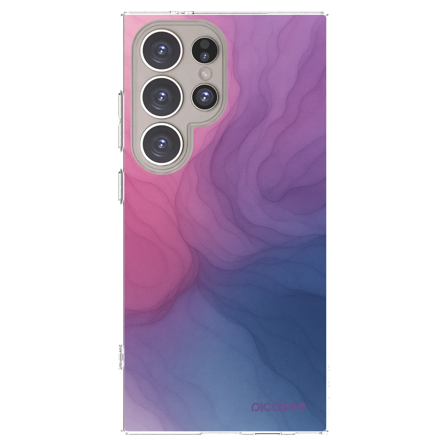 Picasee Samsung Galaxy S24 Ultra S928B 5G Hülle - Transparentes Silikon - Silk
