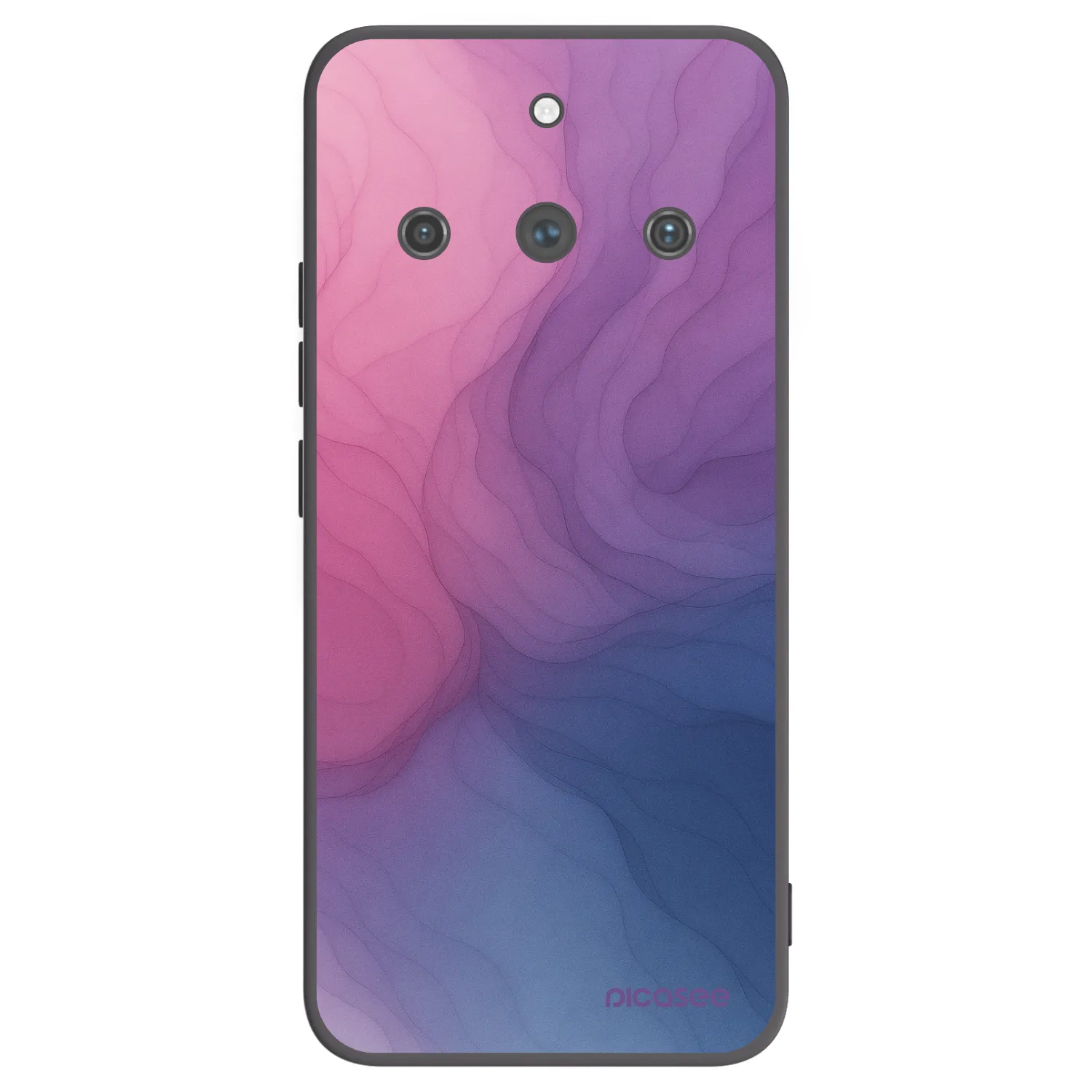 Picasee Realme 11 Pro+ Hülle - Schwarzes Silikon - Silk