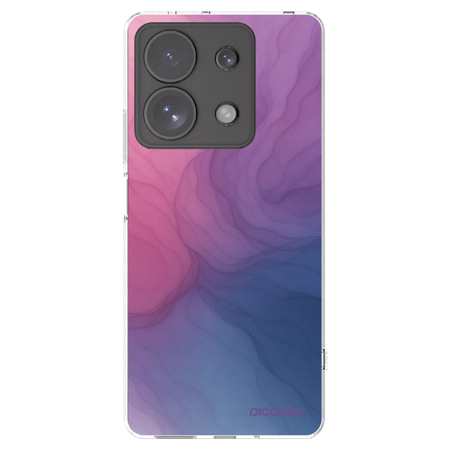 Picasee Xiaomi Redmi Note 13 Pro 4G Hülle - Transparentes Silikon - Silk