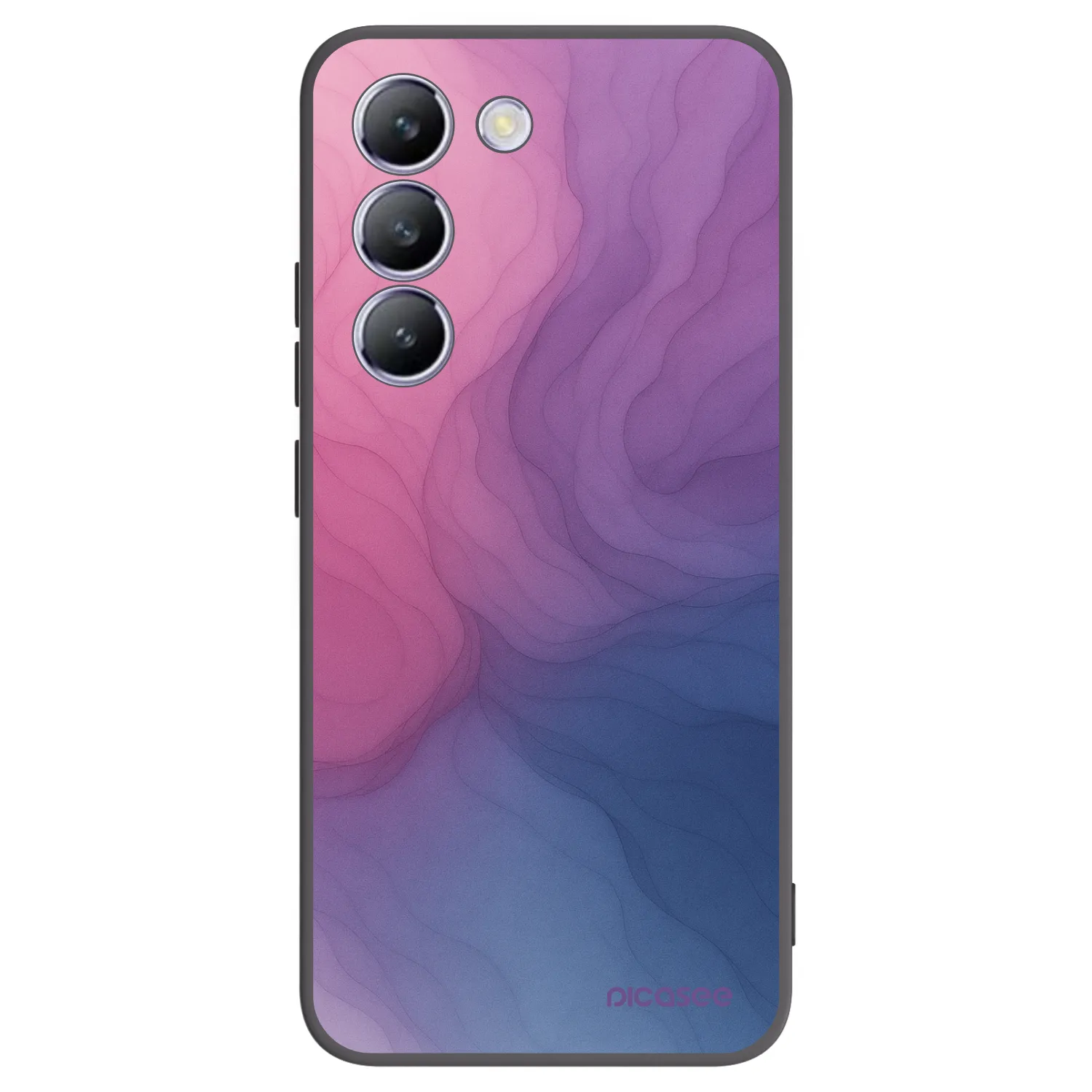 Picasee Vivo V40 SE 5G Hülle - Schwarzes Silikon - Silk