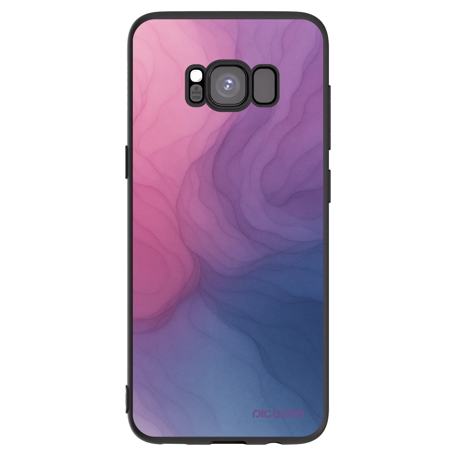 Picasee Samsung Galaxy S8 G950F Hülle - Schwarzes Silikon - Silk