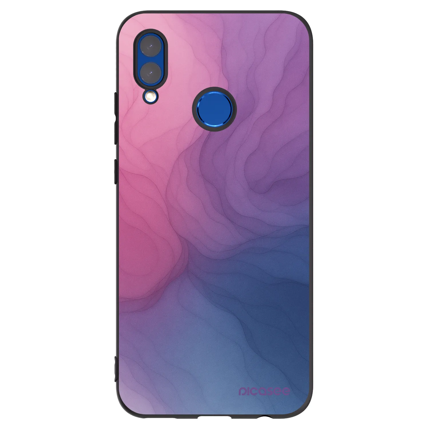 Picasee Huawei P Smart 2019 Hülle - Schwarzes Silikon - Silk
