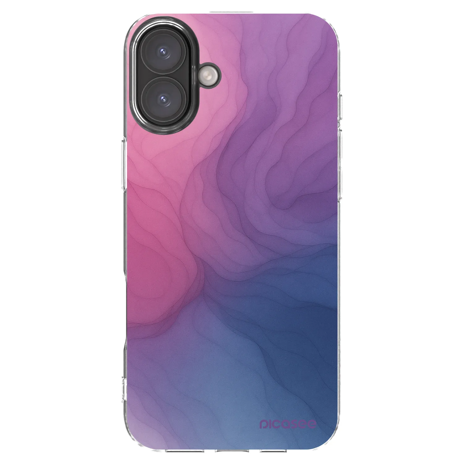 Picasee Apple iPhone 16 Plus Hülle - Transparentes Silikon - Silk