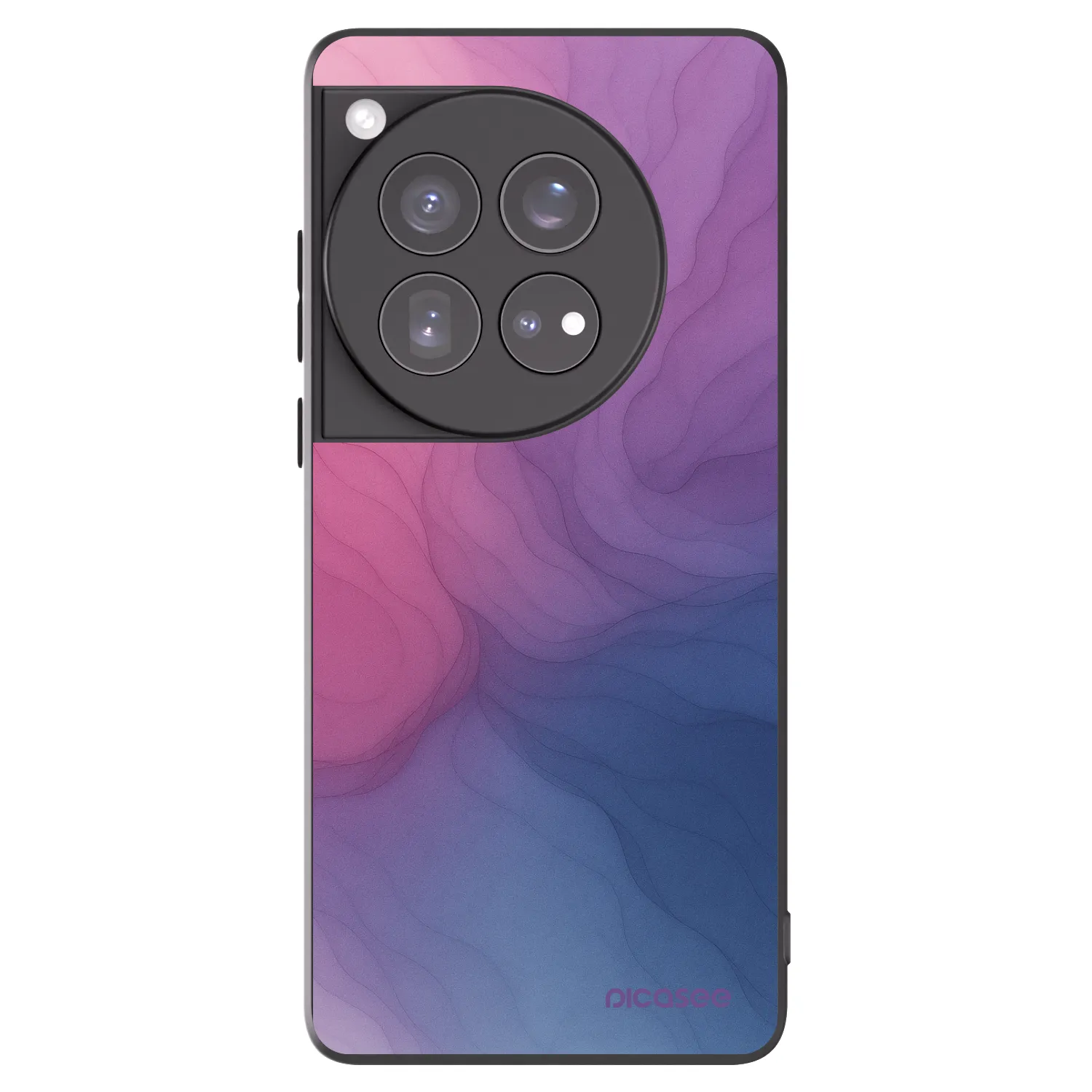 Picasee OnePlus 12 5G Hülle - Schwarzes Silikon - Silk