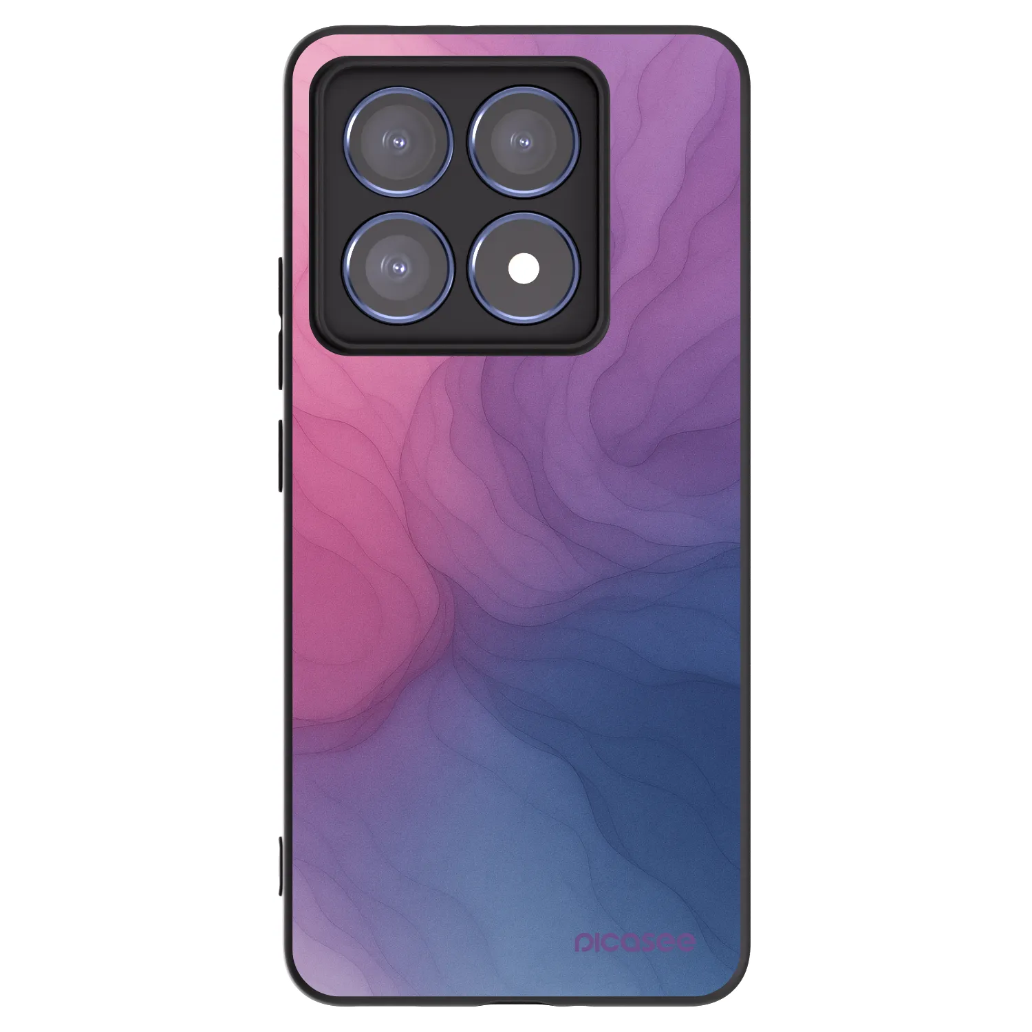 Picasee Xiaomi 14T Pro Hülle - Schwarzes Silikon - Silk