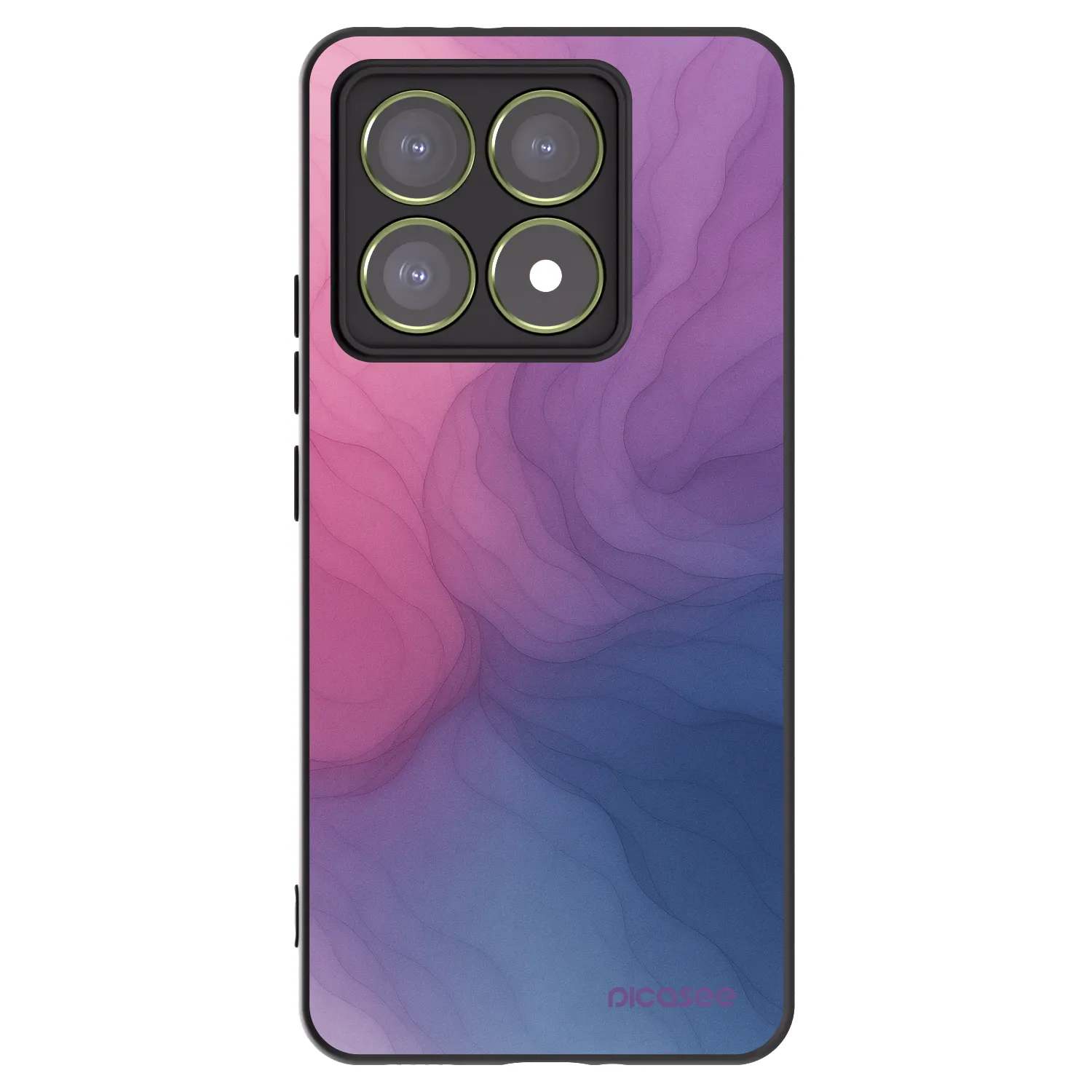 Picasee Xiaomi 14T Hülle - Schwarzes Silikon - Silk