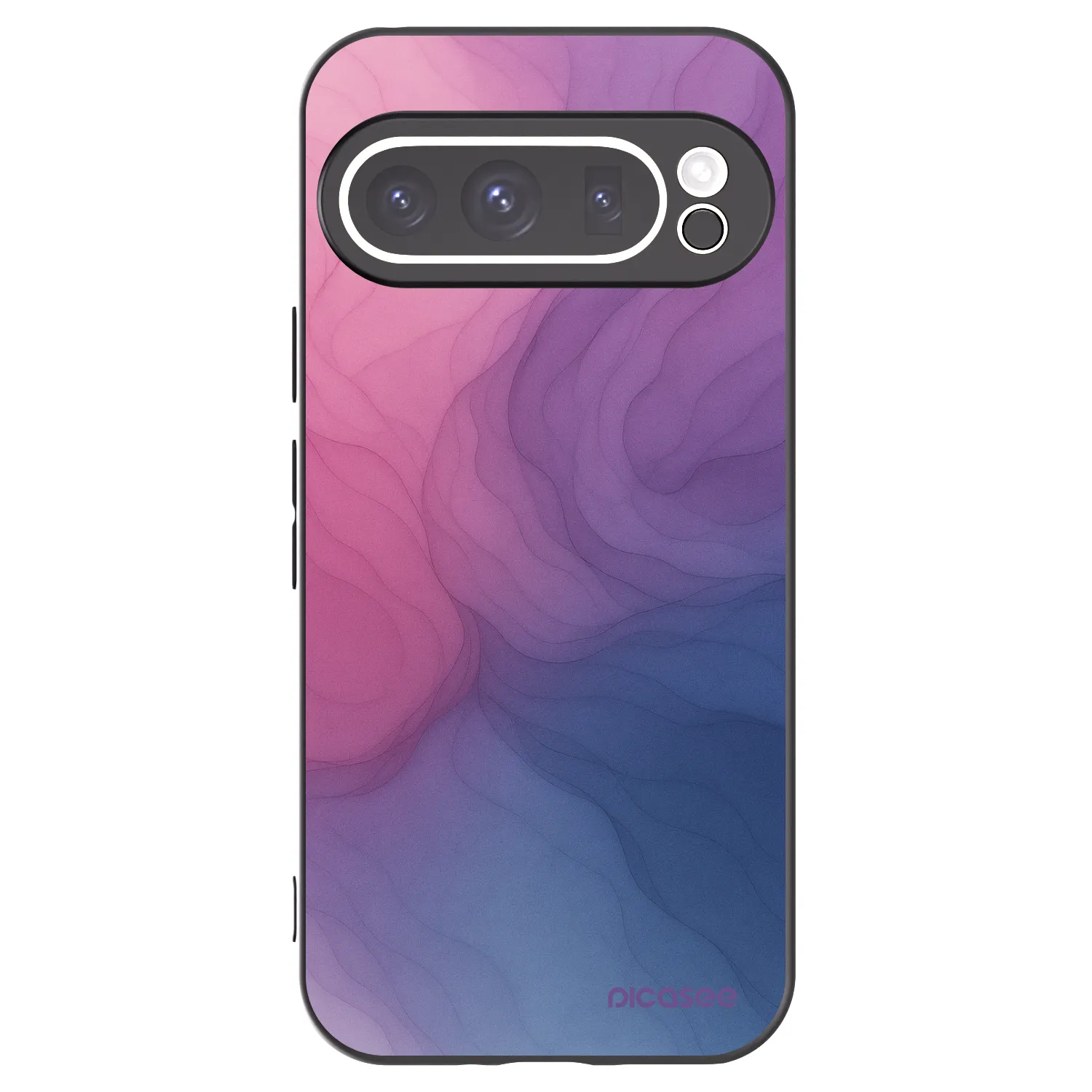 Picasee Google Pixel 9 Pro Hülle - Schwarzes Silikon - Silk
