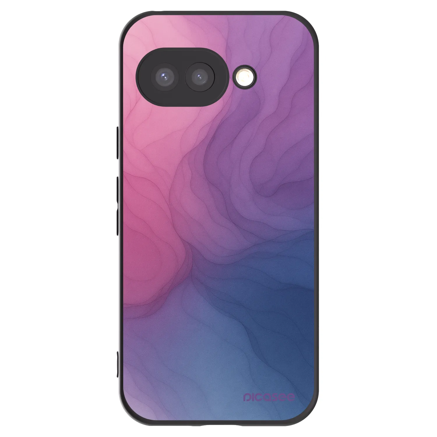 Picasee Google Pixel 9a Hülle - Schwarzes Silikon - Silk
