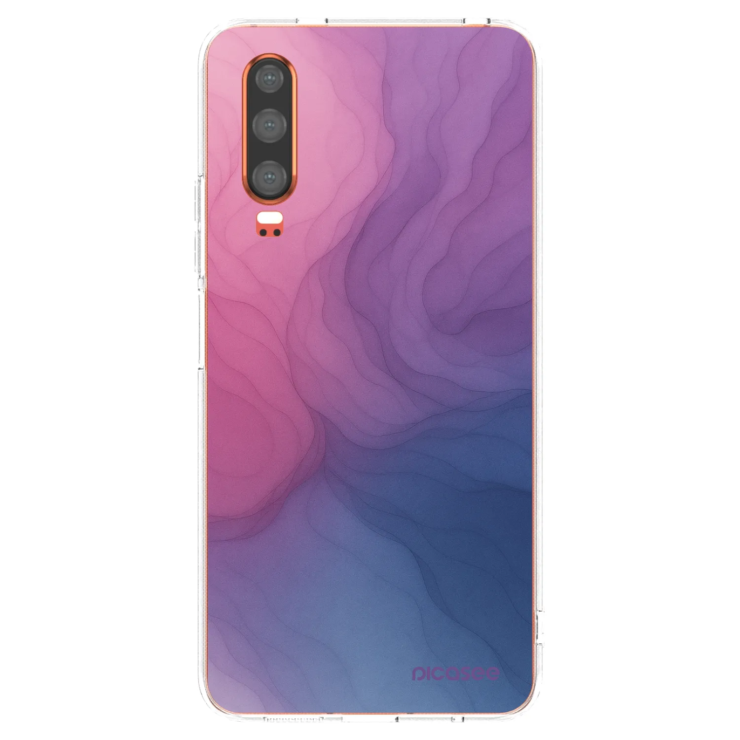 Picasee Huawei P30 Hülle - Transparentes Silikon - Silk