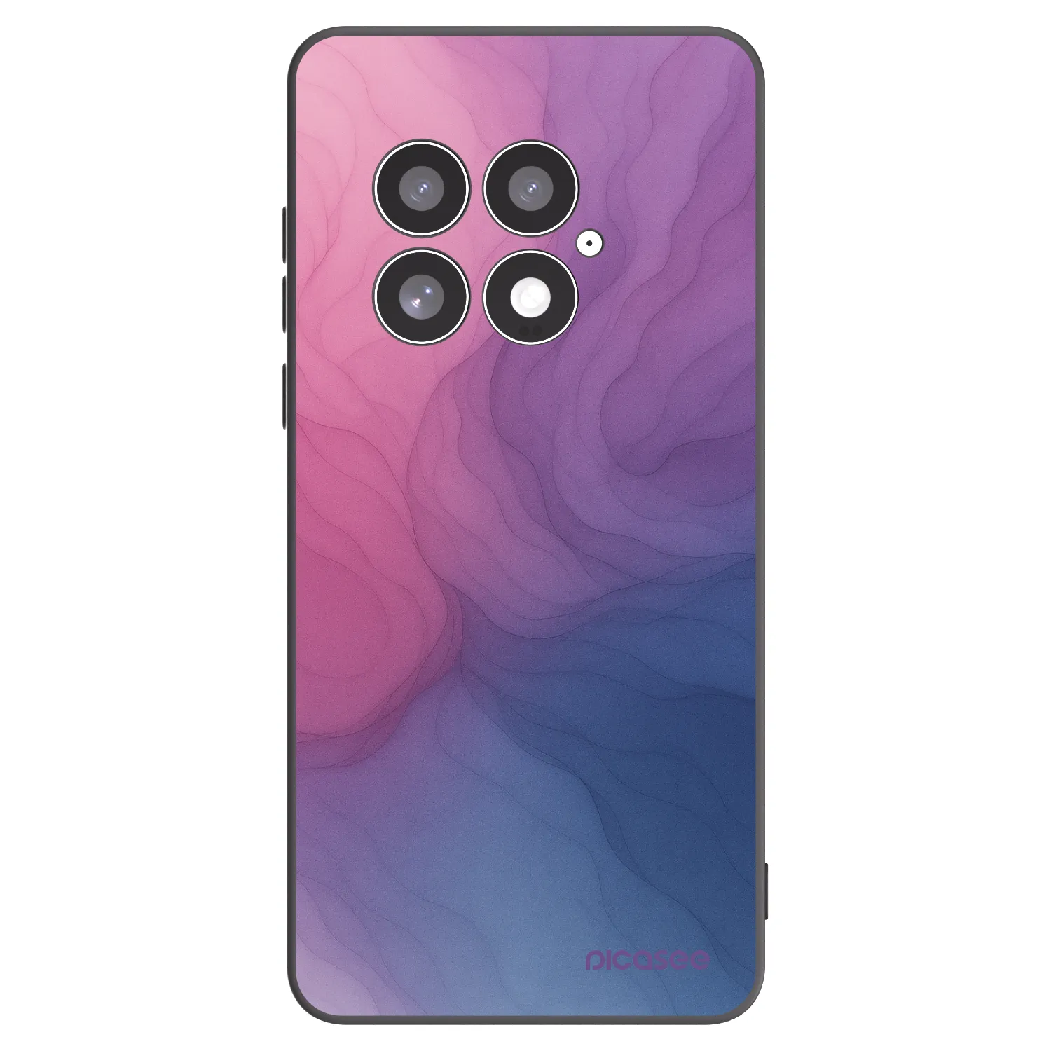 Picasee OnePlus 13 5G Hülle - Schwarzes Silikon - Silk
