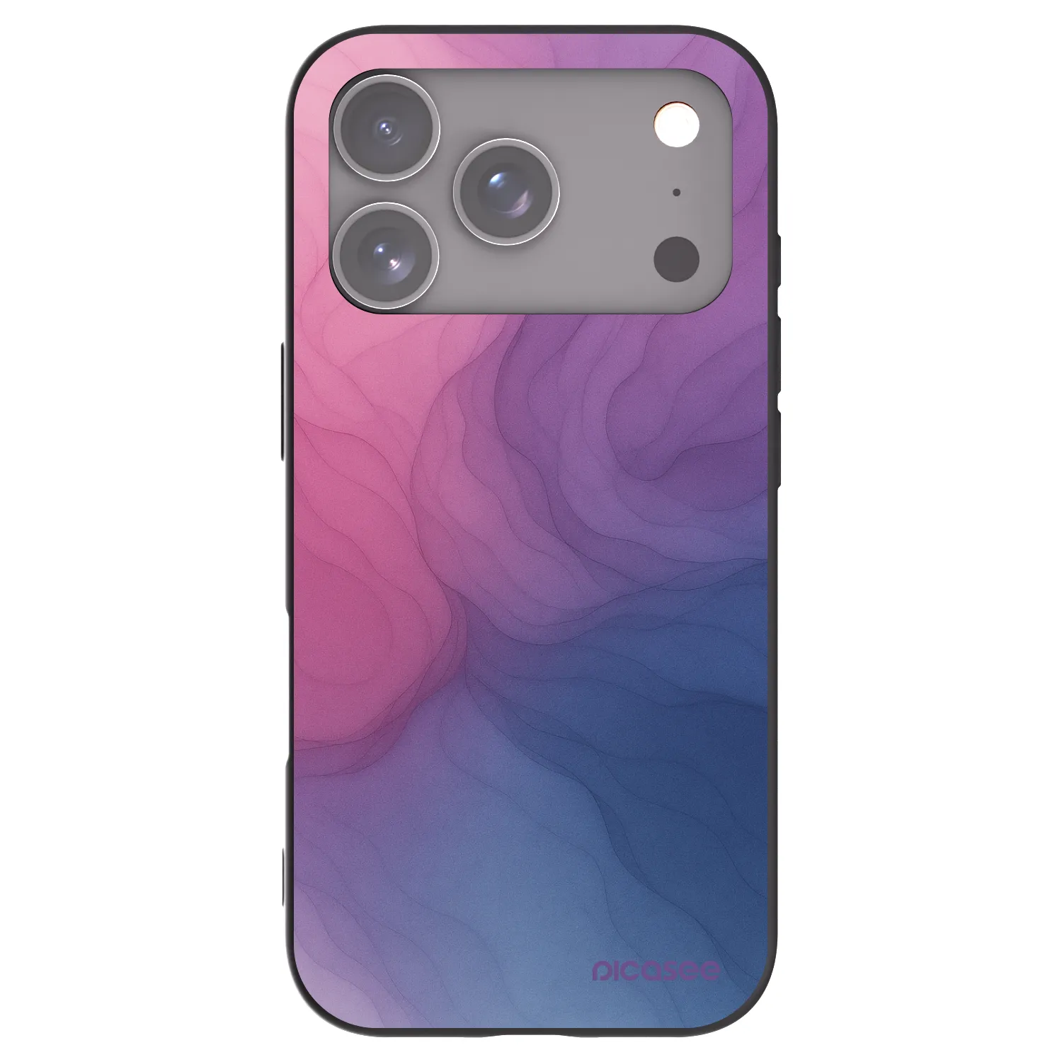 Picasee Apple iPhone 17 Pro Hülle - Schwarzes Silikon - Silk
