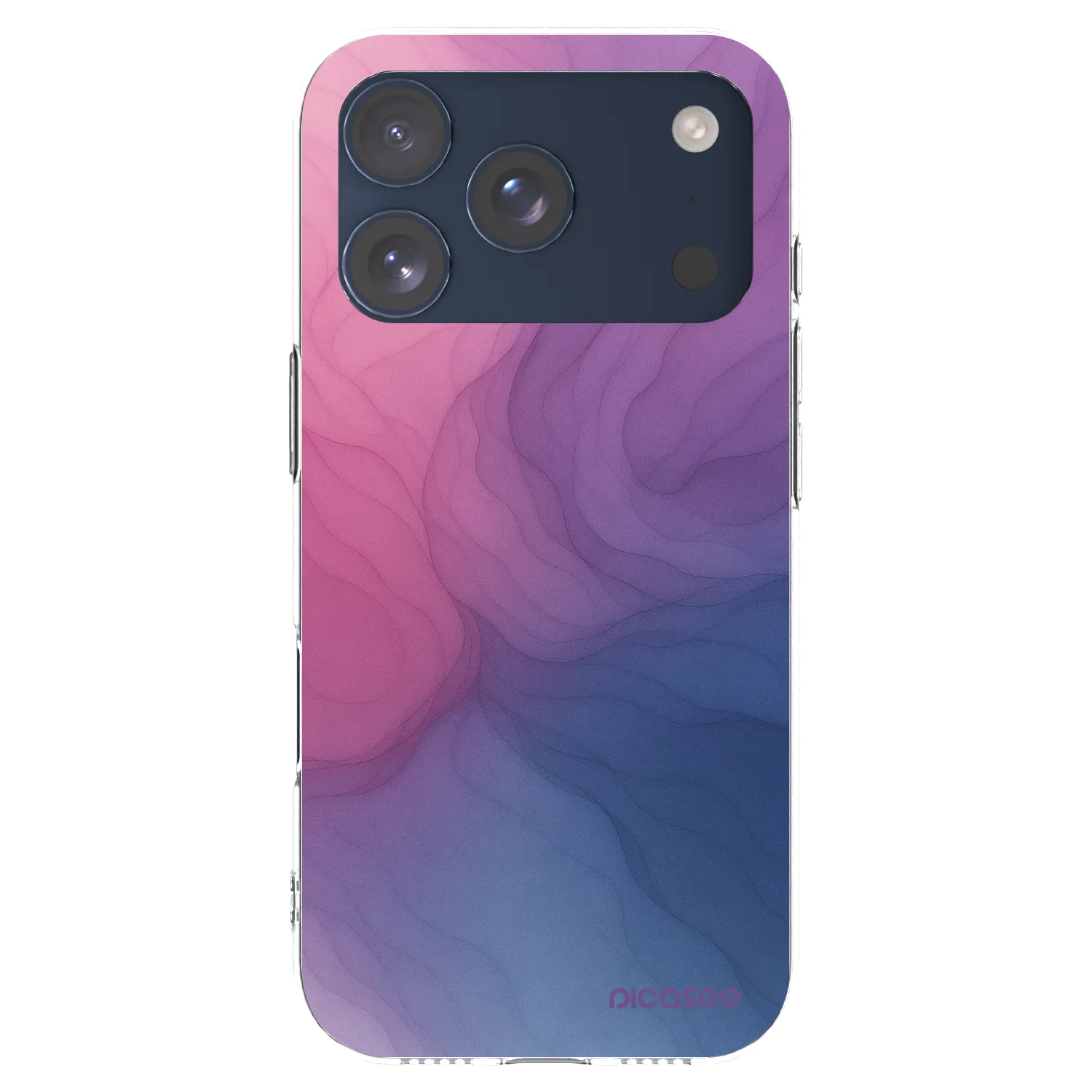 Picasee Apple iPhone 17 Pro Hülle - Transparentes Silikon - Silk