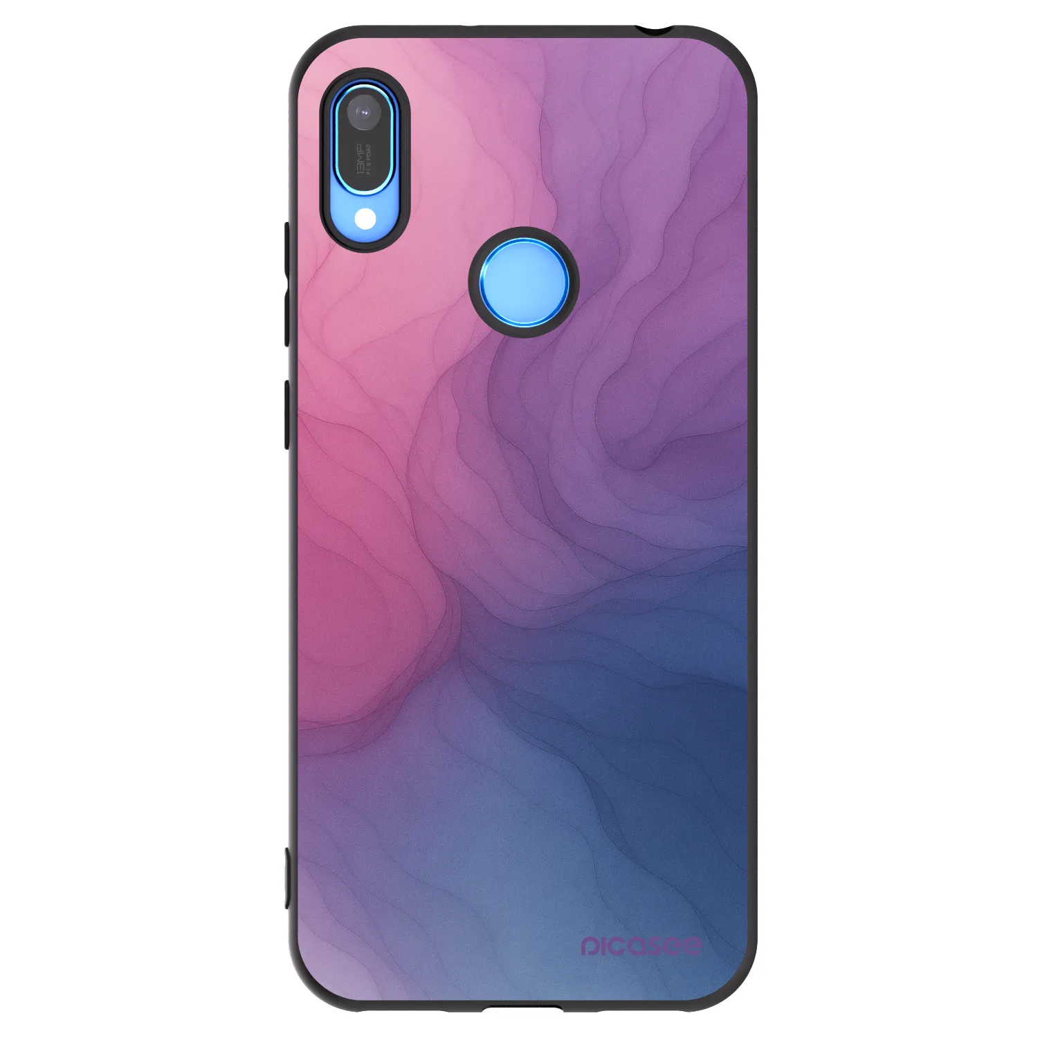 Picasee Huawei Y6 2019 Hülle - Schwarzes Silikon - Silk