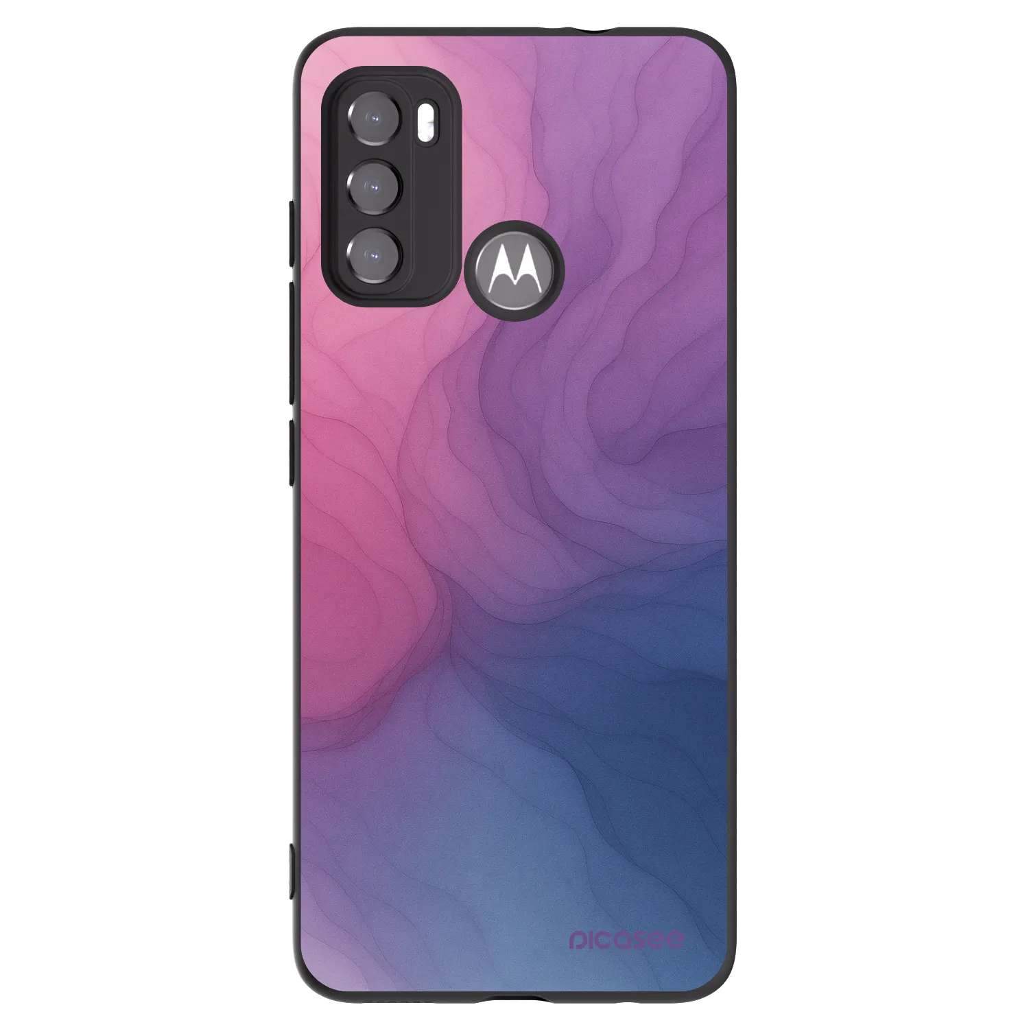 Picasee Motorola Edge 60 5G Hülle - Schwarzes Silikon - Silk