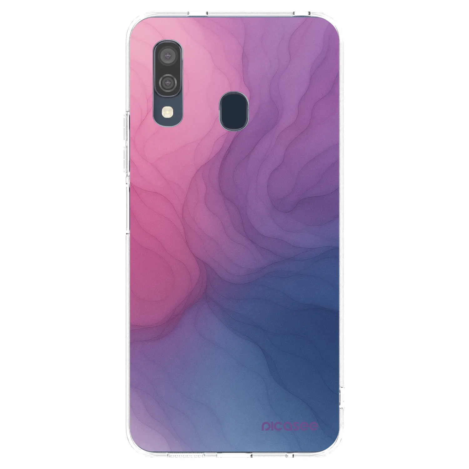 Picasee Samsung Galaxy A40 A405F Hülle - Transparentes Silikon - Silk