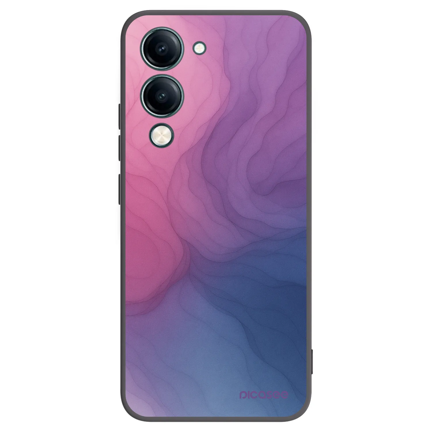 Picasee Vivo Y29s 5G Hülle - Schwarzes Silikon - Silk