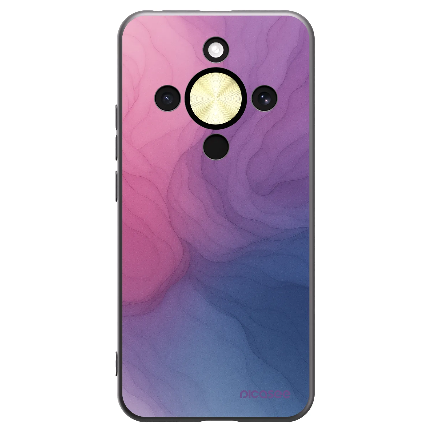 Picasee Honor Magic8 Lite 5G Hülle - Schwarzes Silikon - Silk