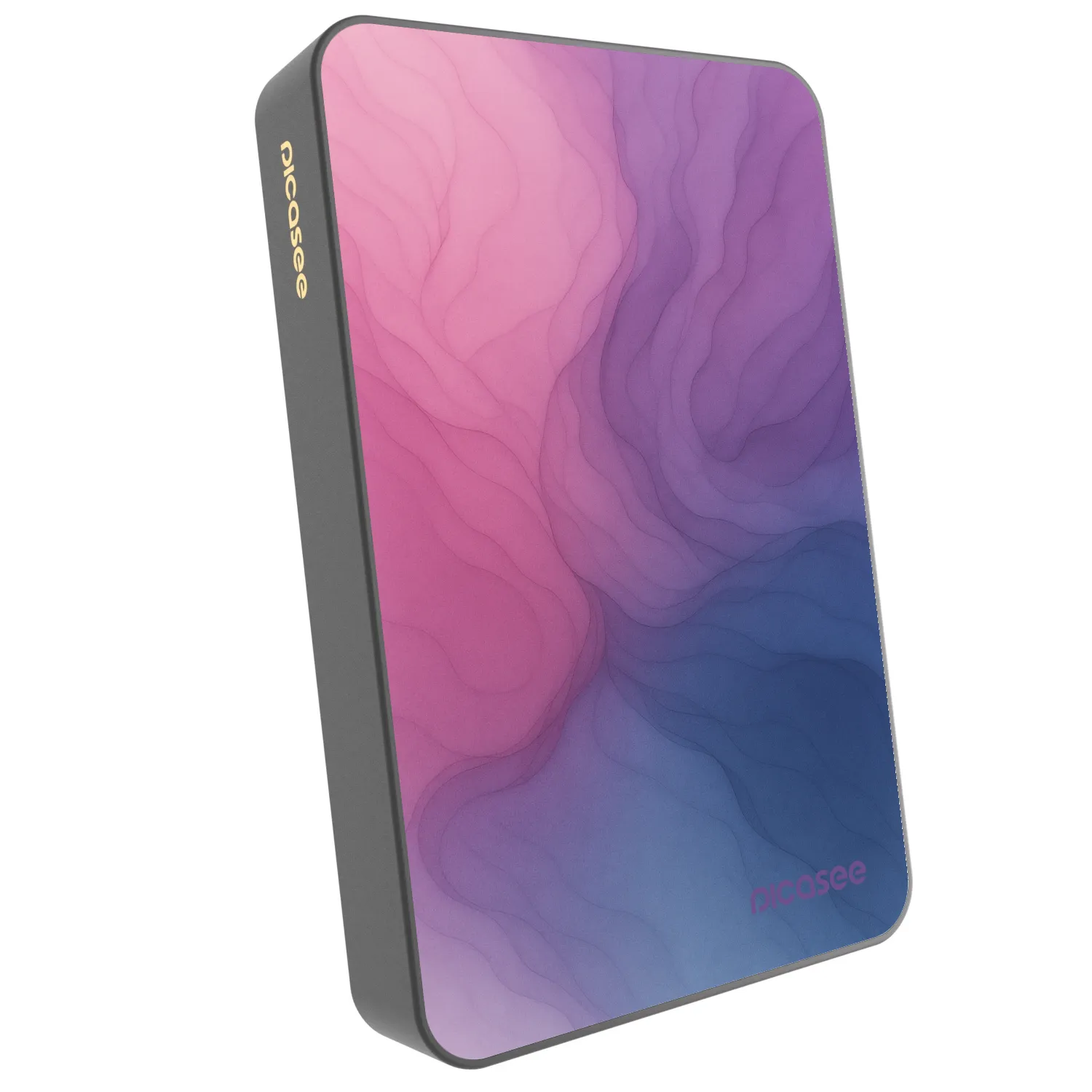 Picasee Powerbank mit MagSafe 10 000 mAh Grau - Silk
