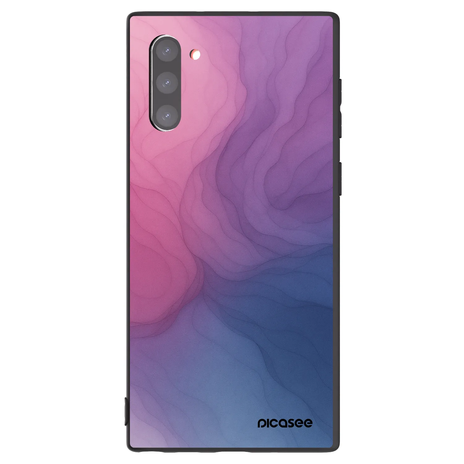 Picasee Samsung Galaxy Note 10 N970F Hülle - Schwarzes Silikon - Silk