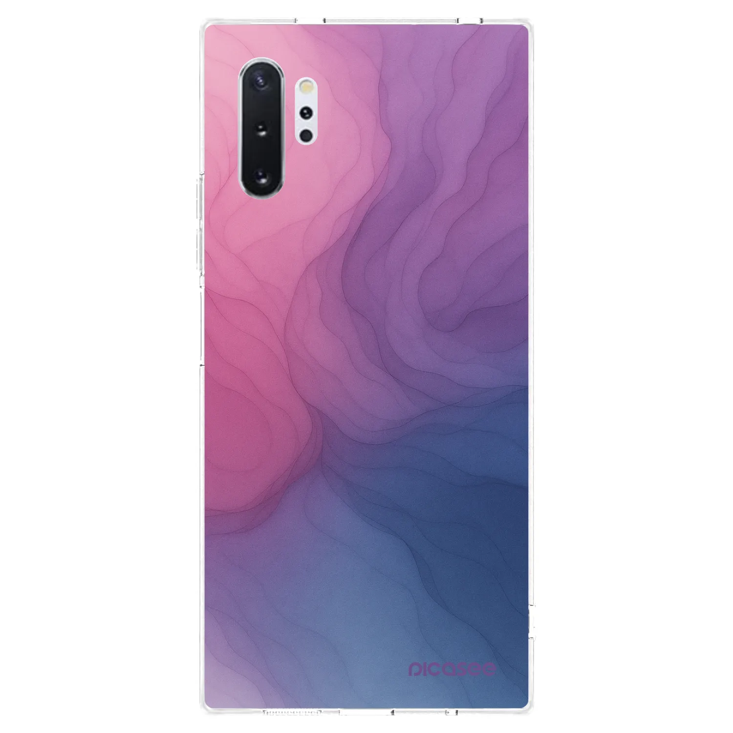 Picasee Samsung Galaxy Note 10+ N975F Hülle - Transparentes Silikon - Silk