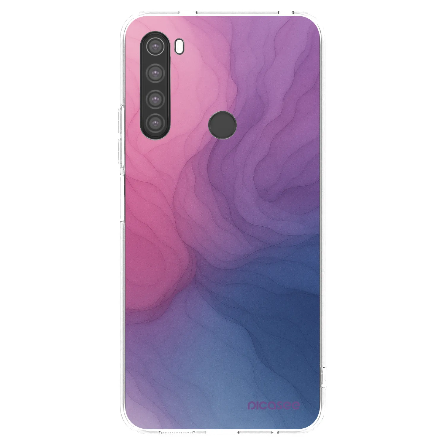 Picasee Xiaomi Redmi Note 8 Hülle - Transparentes Silikon - Silk