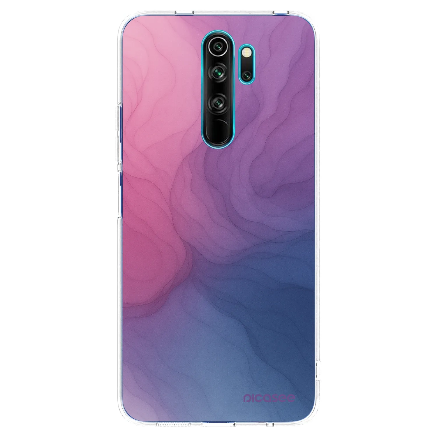 Picasee Xiaomi Redmi Note 8 Pro Hülle - Transparentes Silikon - Silk