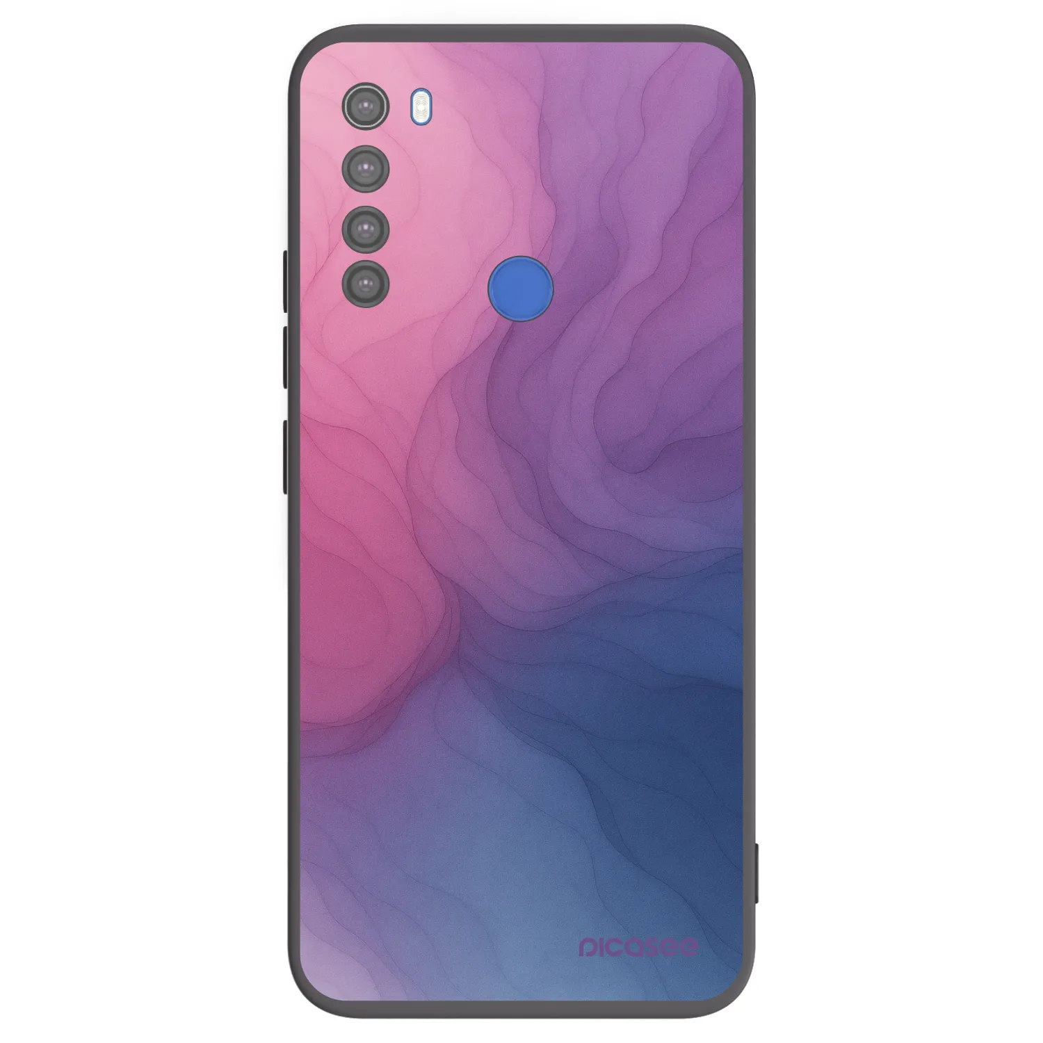 Picasee Xiaomi Redmi Note 8T Hülle - Schwarzes Silikon - Silk